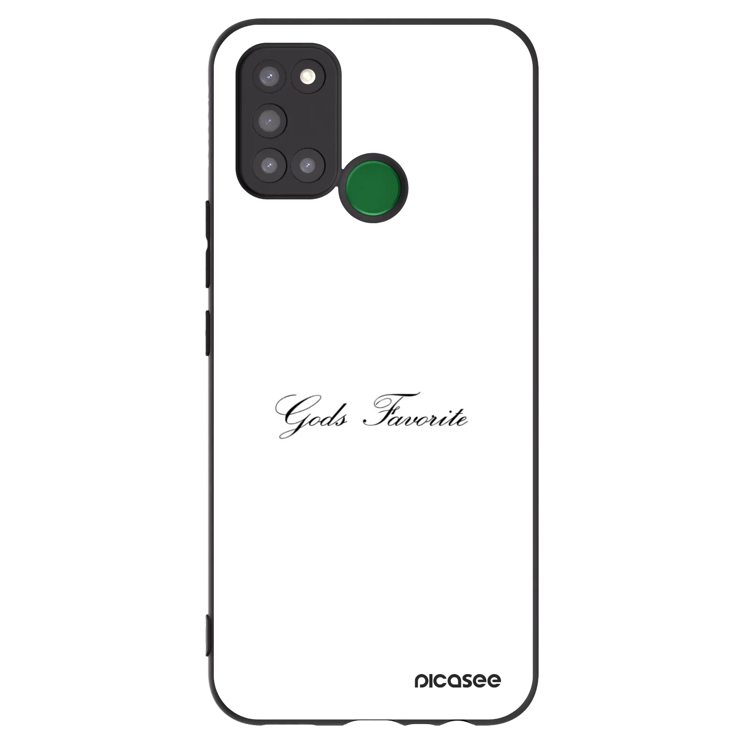 Picasee husă neagră din silicon pentru Realme 7i - Gods Favorite