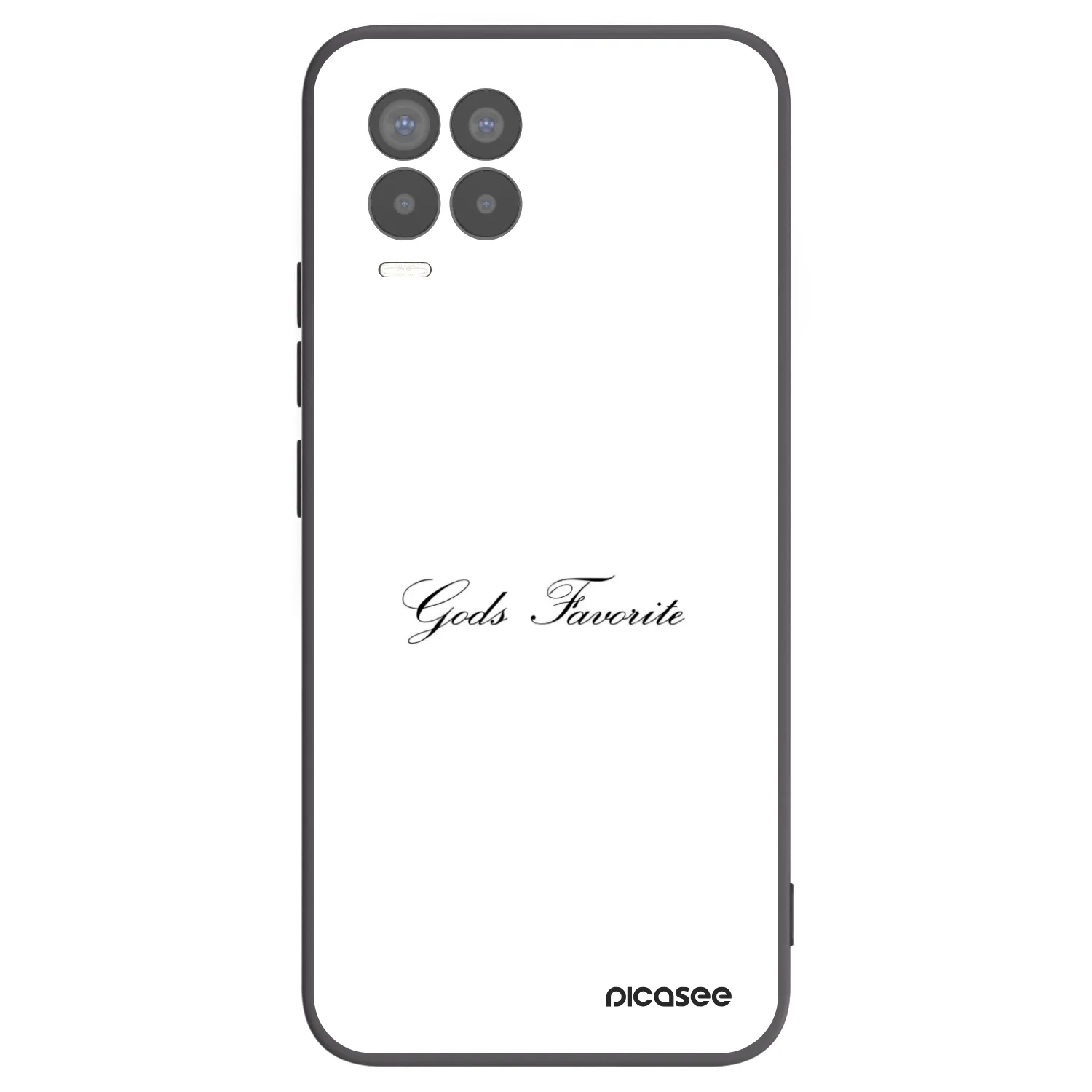 Picasee husă neagră din silicon pentru Realme 8 4G - Gods Favorite
