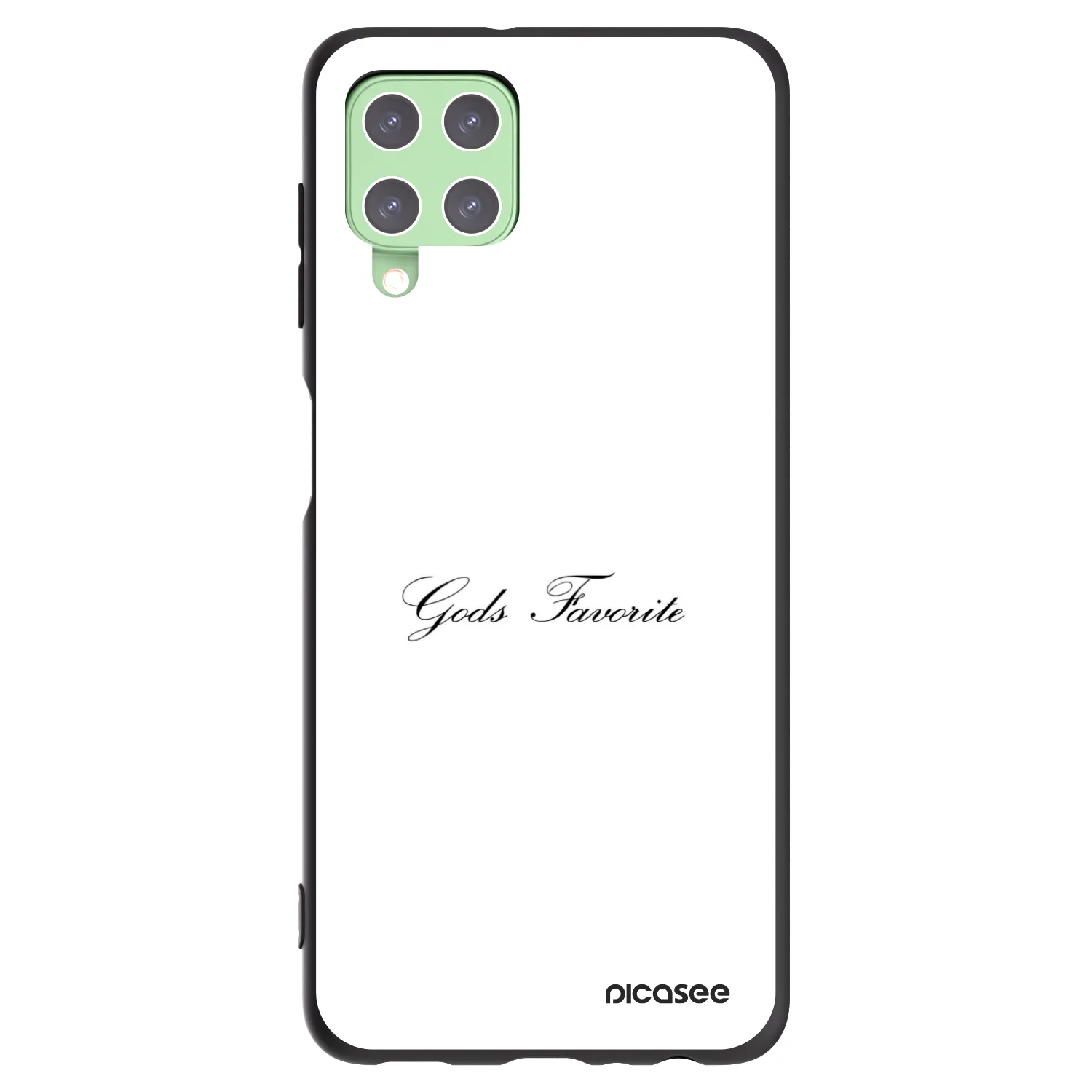 Picasee husă neagră din silicon pentru Samsung Galaxy A22 A225F 4G - Gods Favorite