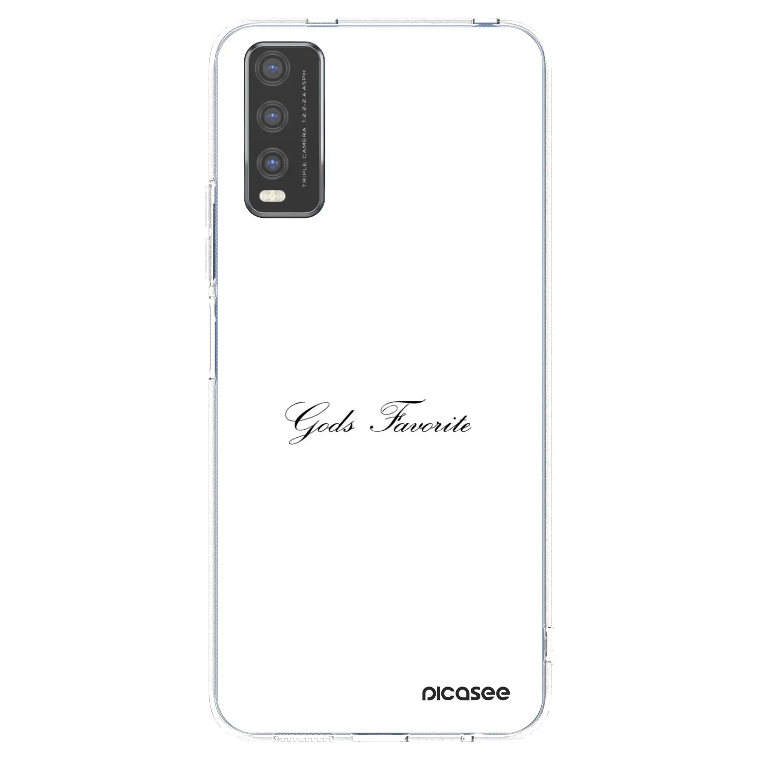 Picasee husă transparentă din silicon pentru Vivo Y20s - Gods Favorite