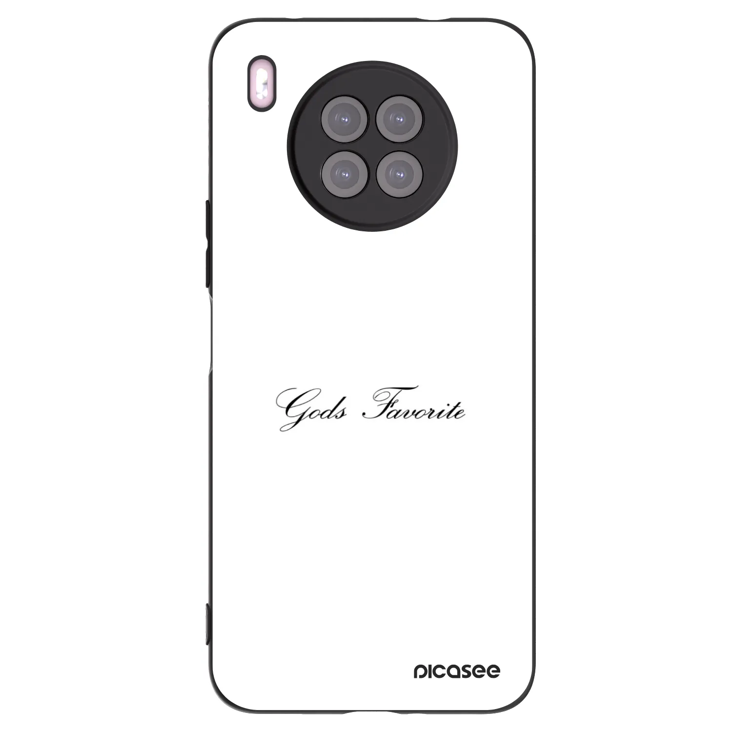 Picasee husă neagră din silicon pentru Huawei Nova 8i - Gods Favorite