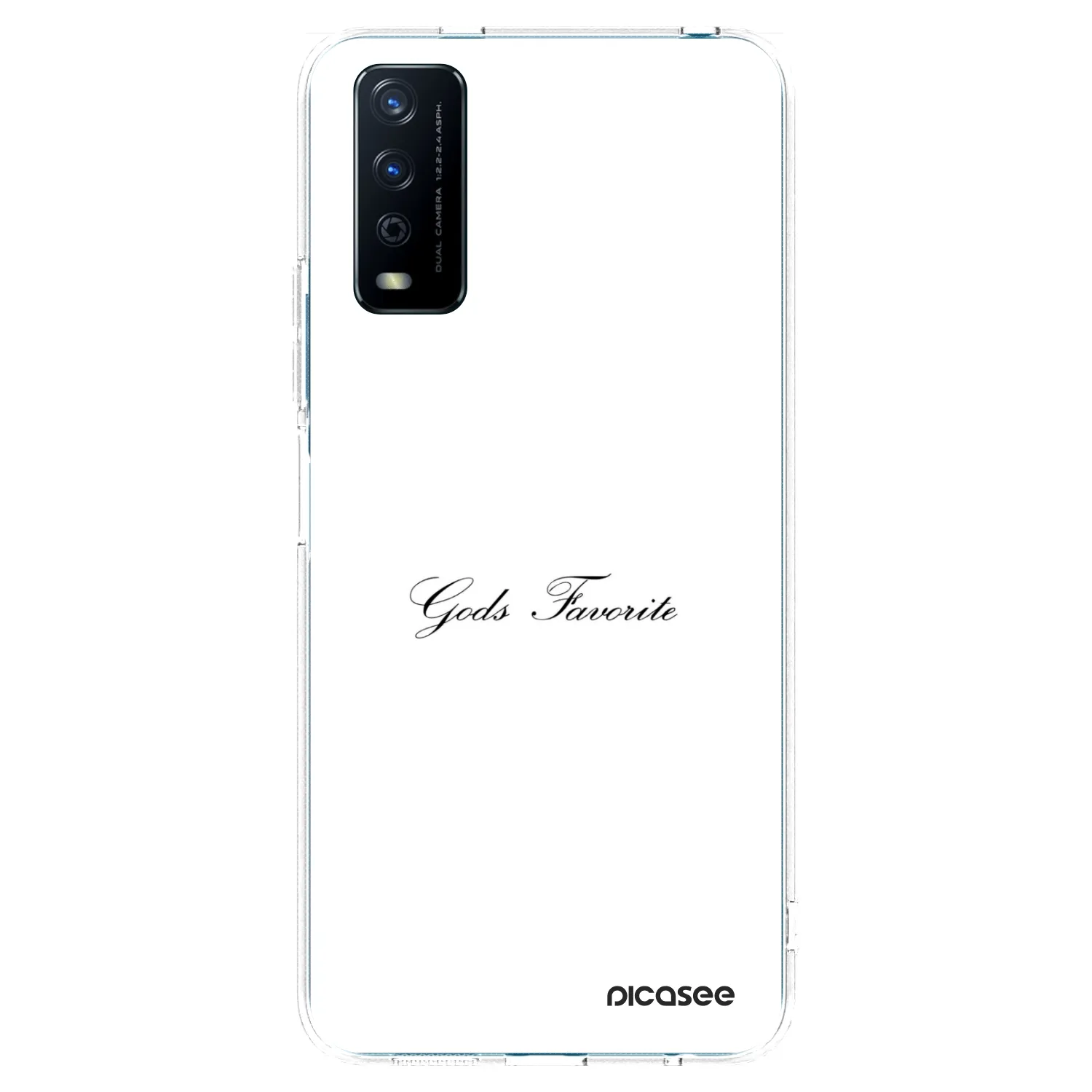 Picasee husă transparentă din silicon pentru Vivo Y11s - Gods Favorite