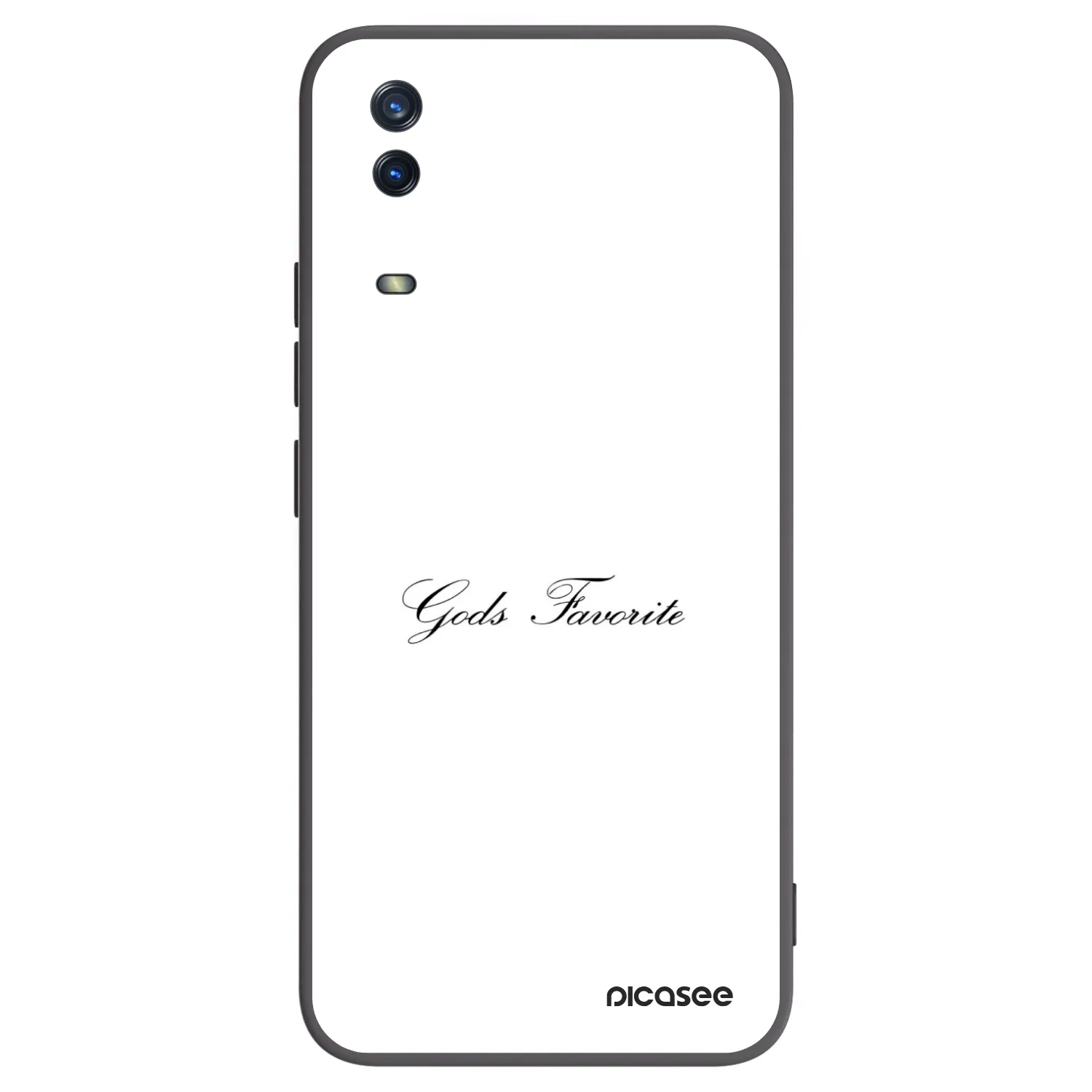 Picasee husă neagră din silicon pentru Vivo Y11s - Gods Favorite
