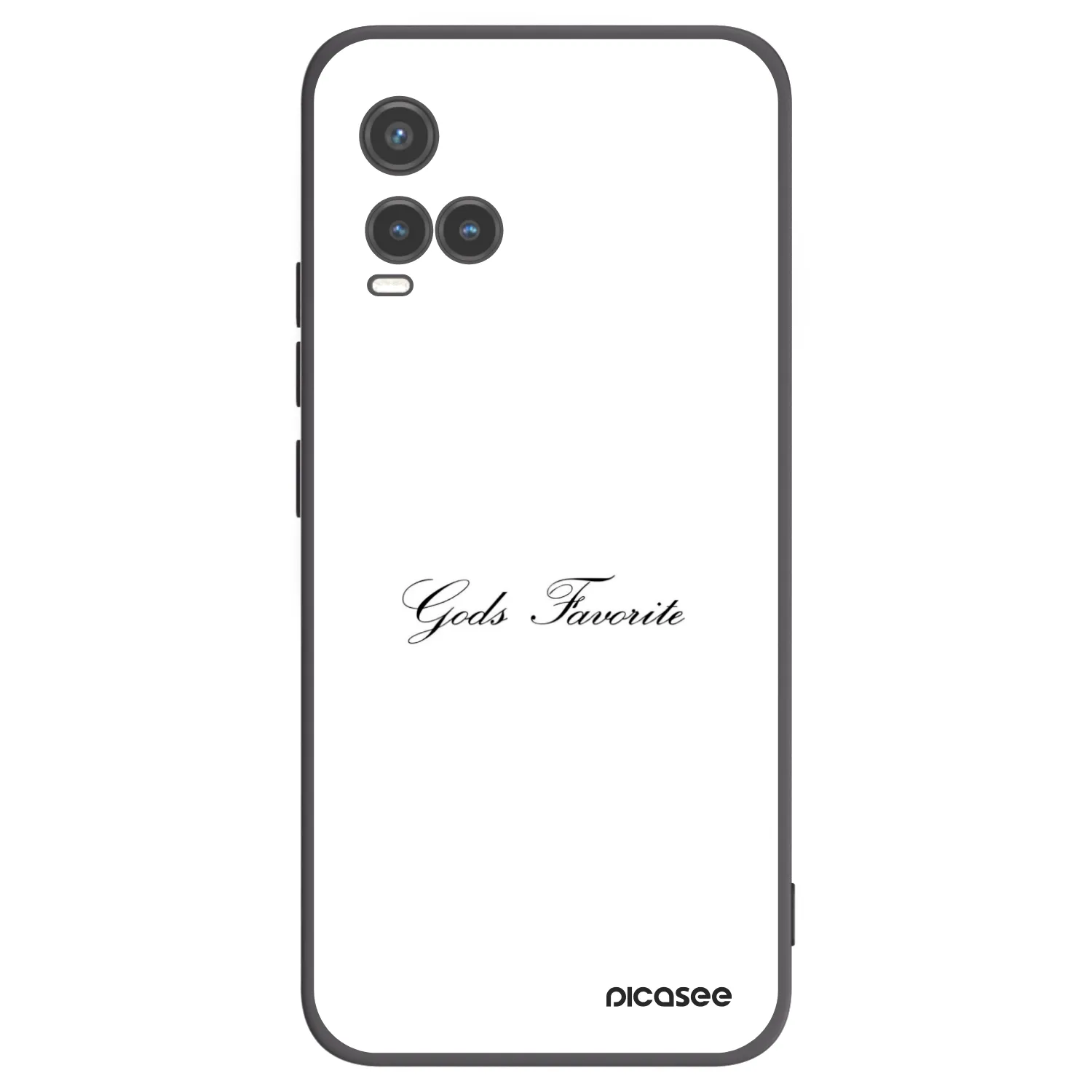 Picasee husă neagră din silicon pentru Vivo Y33s - Gods Favorite