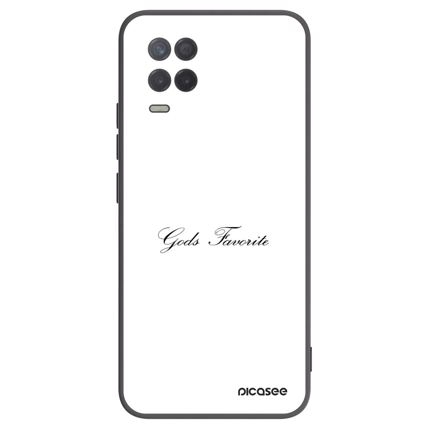 Picasee husă neagră din silicon pentru Realme 8 5G - Gods Favorite