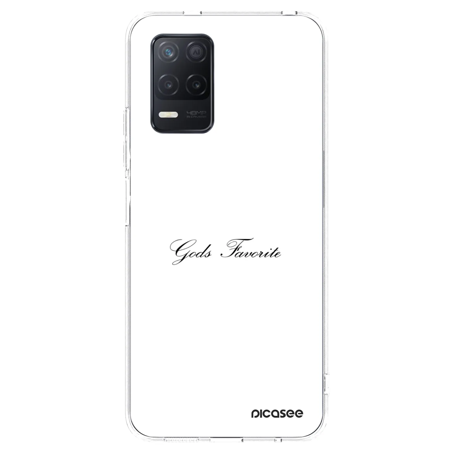 Picasee husă transparentă din silicon pentru Realme 8 5G - Gods Favorite