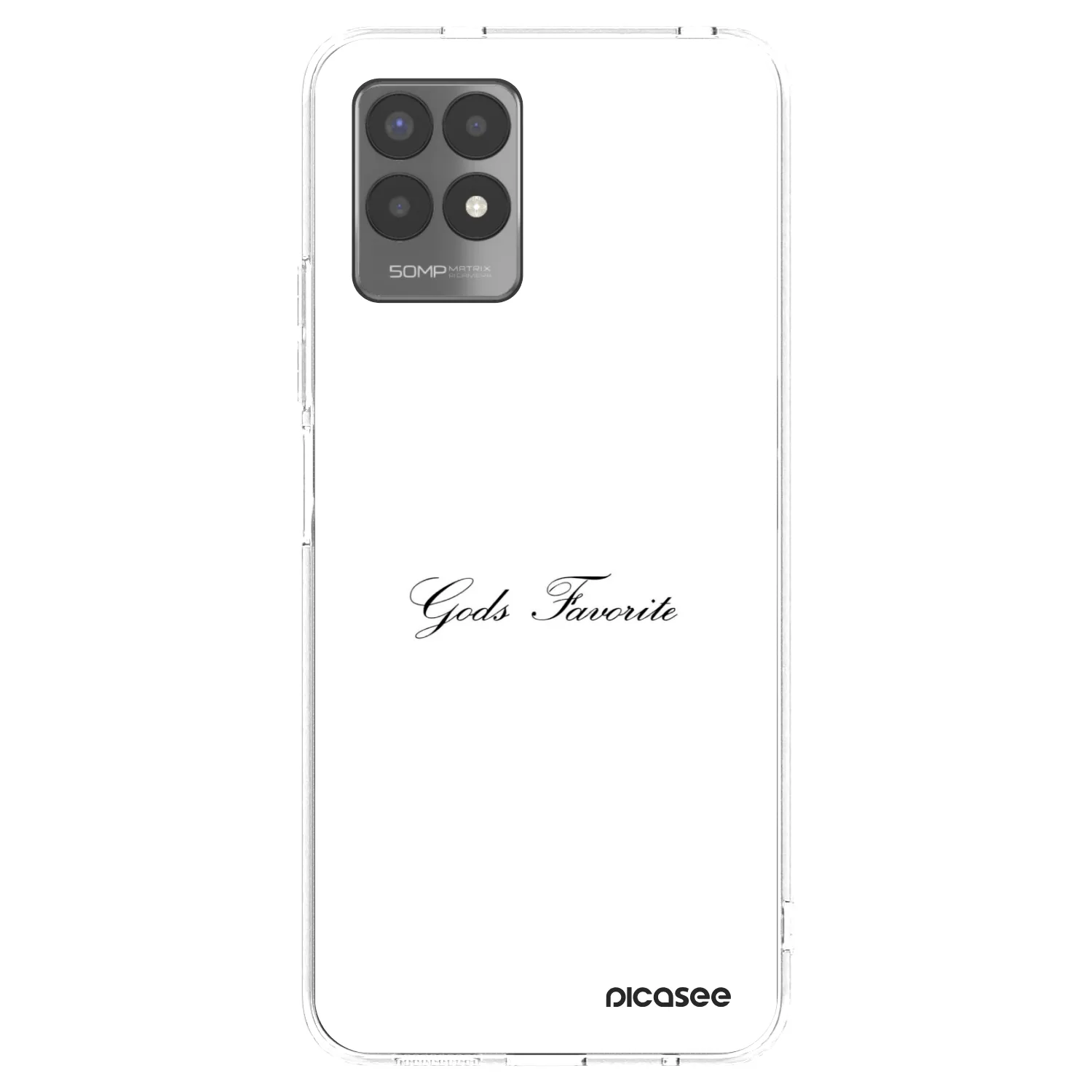 Picasee husă transparentă din silicon pentru Realme 8i - Gods Favorite