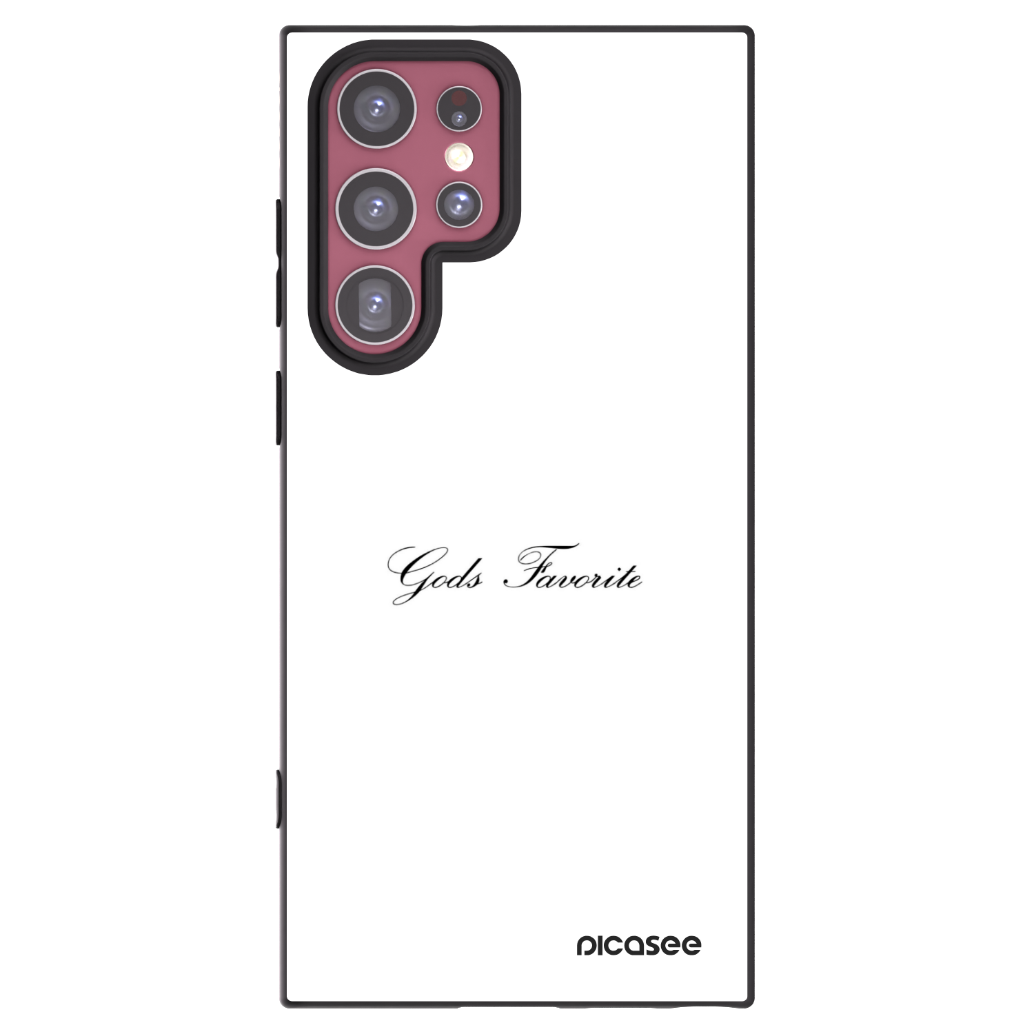 Picasee husă neagră din silicon pentru Samsung Galaxy S22 Ultra 5G - Gods Favorite