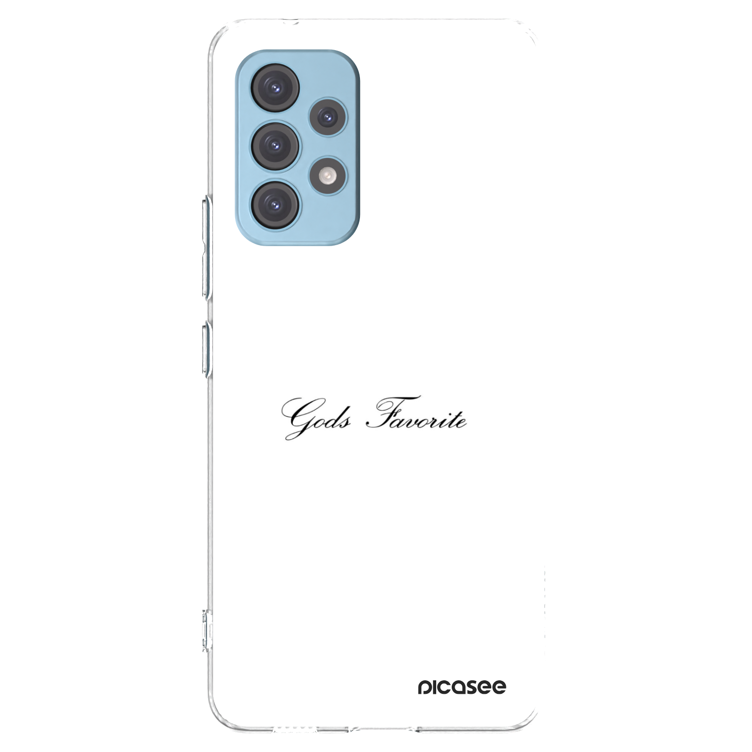 Picasee husă transparentă din silicon pentru Samsung Galaxy A53 5G A536 - Gods Favorite