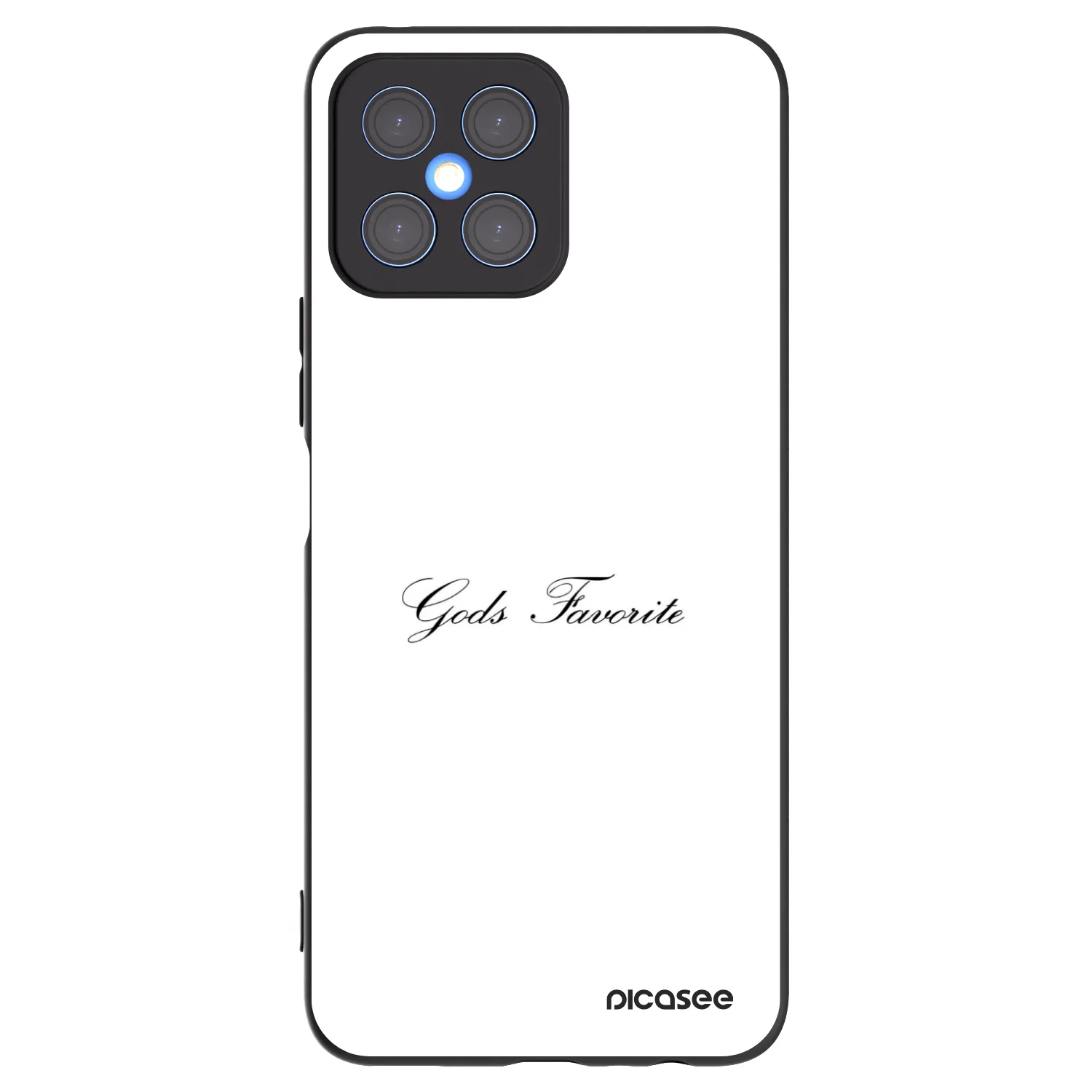 Picasee husă neagră din silicon pentru Honor X8 4G - Gods Favorite
