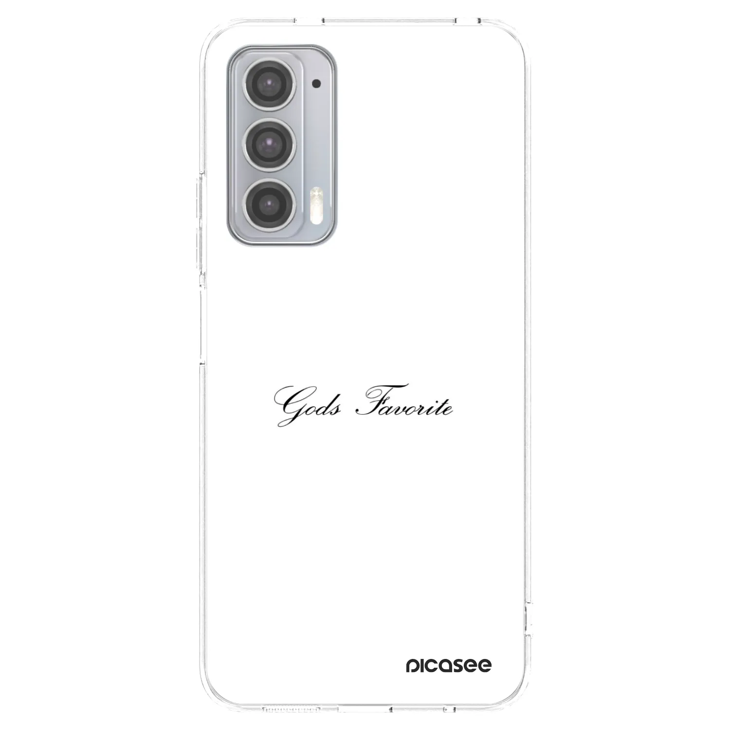 Picasee husă transparentă din silicon pentru Motorola Edge 20 - Gods Favorite