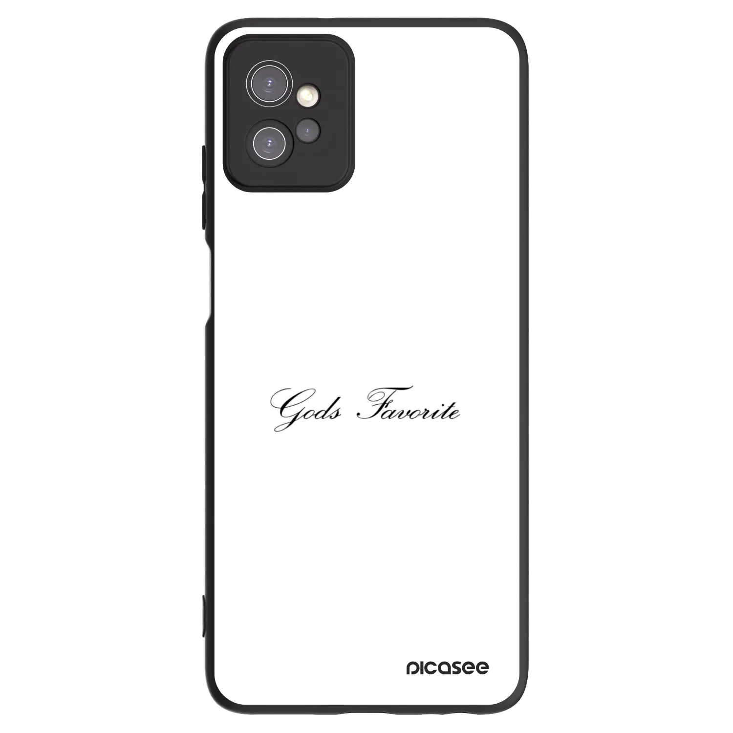 Picasee husă neagră din silicon pentru Motorola Moto G32 - Gods Favorite