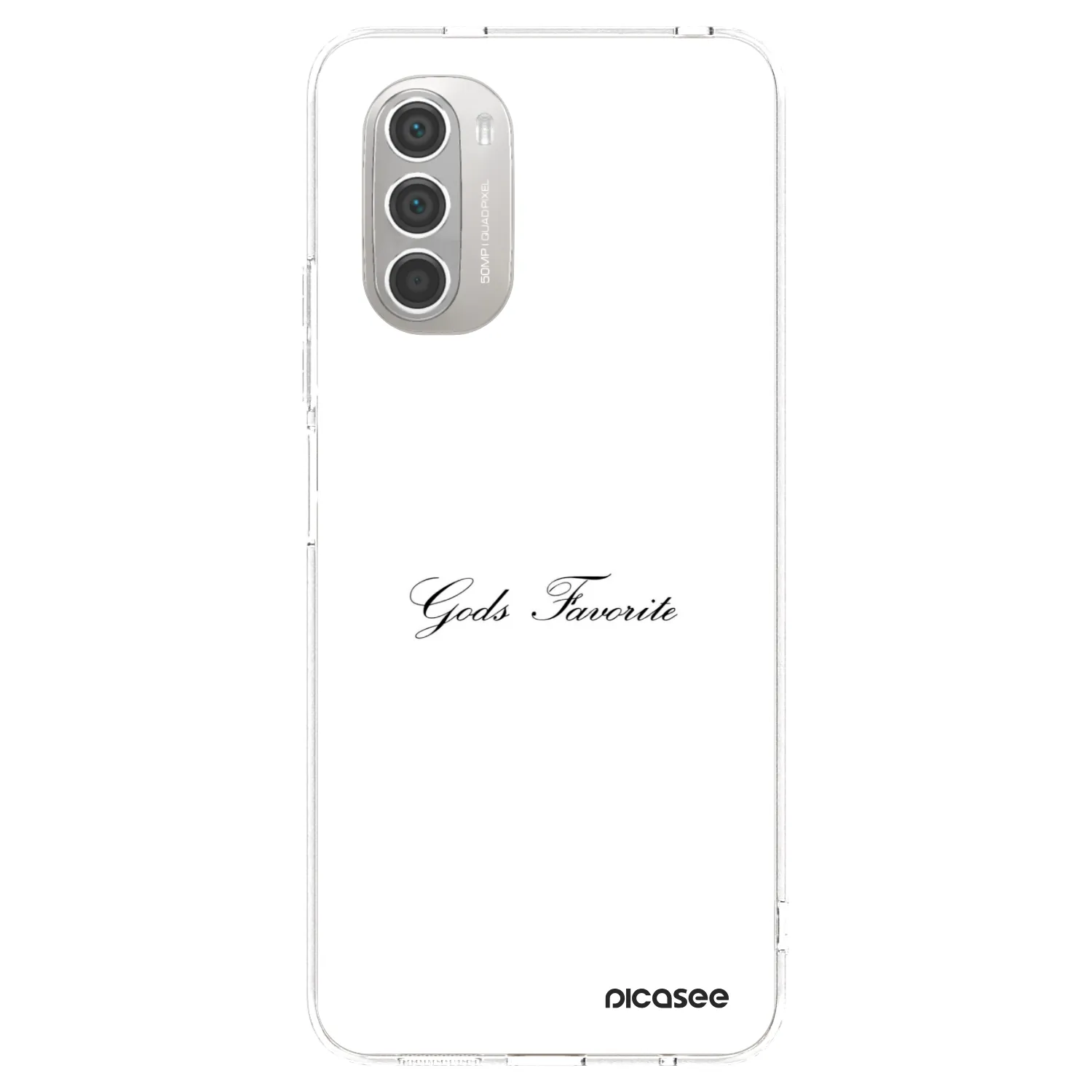 Picasee husă transparentă din silicon pentru Motorola Moto G51 - Gods Favorite
