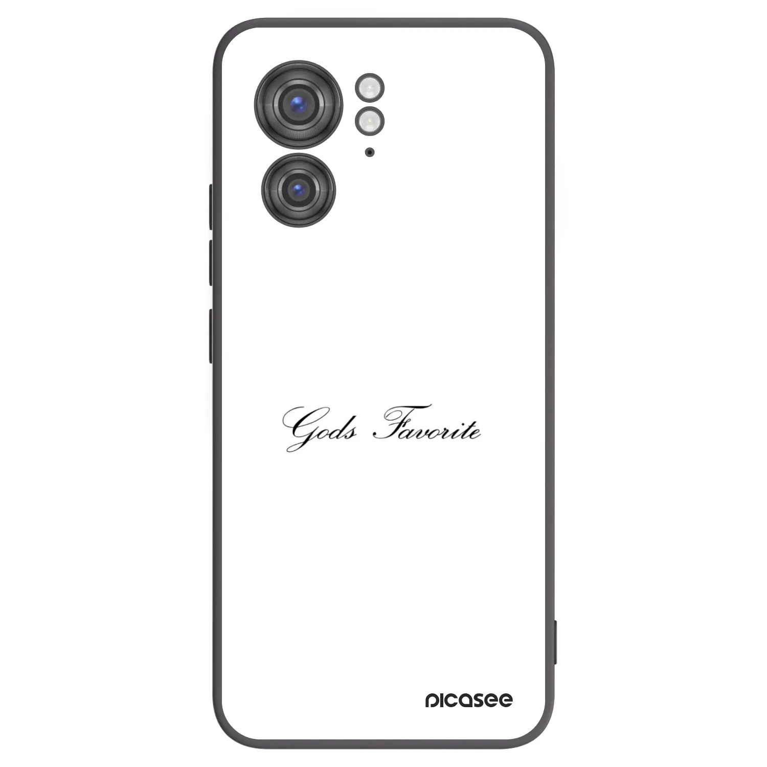 Picasee husă neagră din silicon pentru Motorola Edge 40 - Gods Favorite