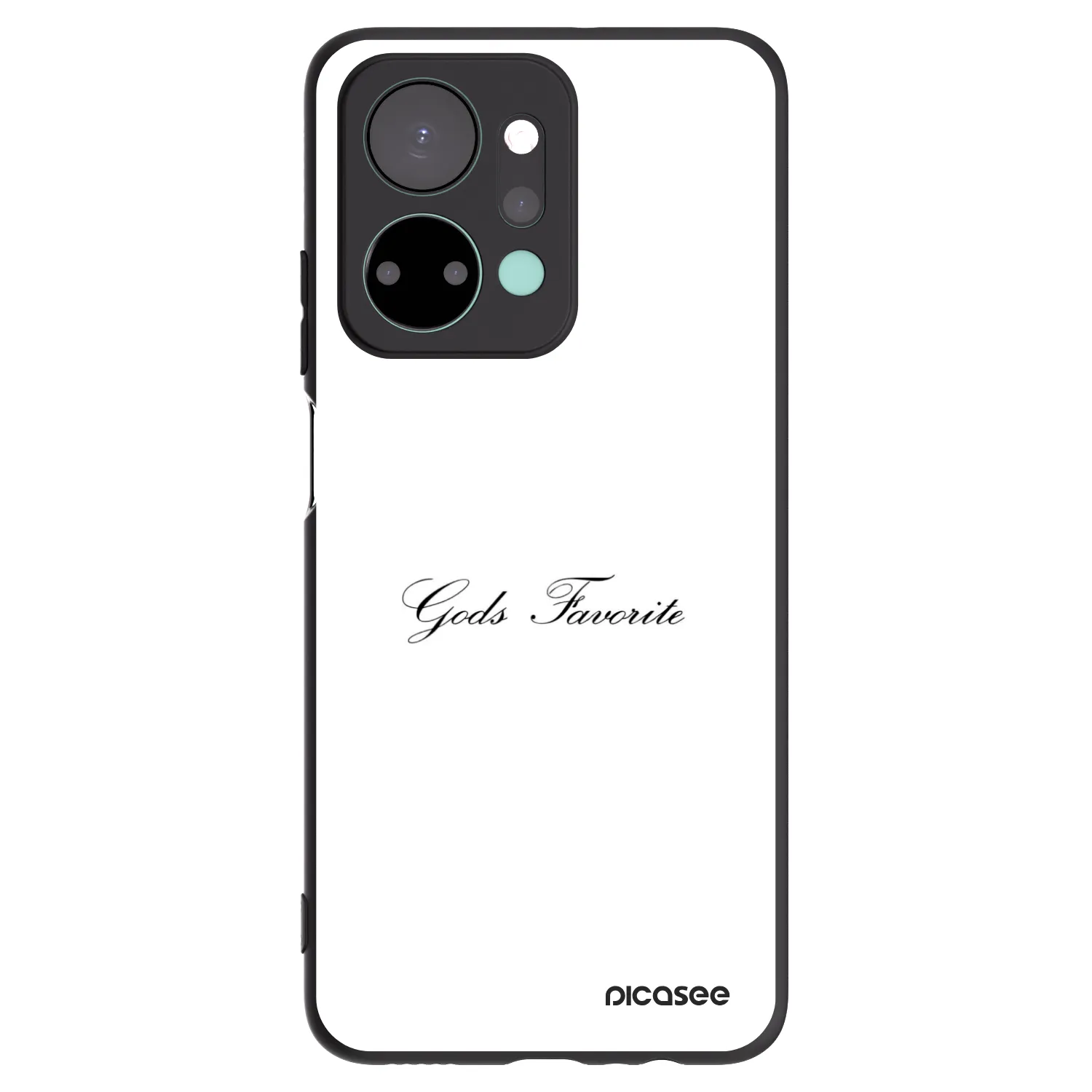 Picasee husă neagră din silicon pentru Honor X7a - Gods Favorite