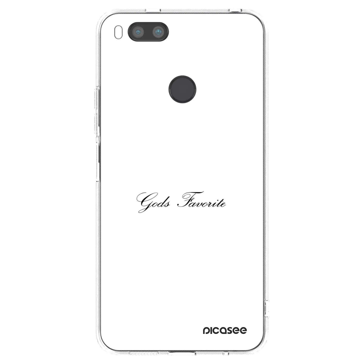 Picasee husă transparentă din silicon pentru Xiaomi Mi A1 Global - Gods Favorite