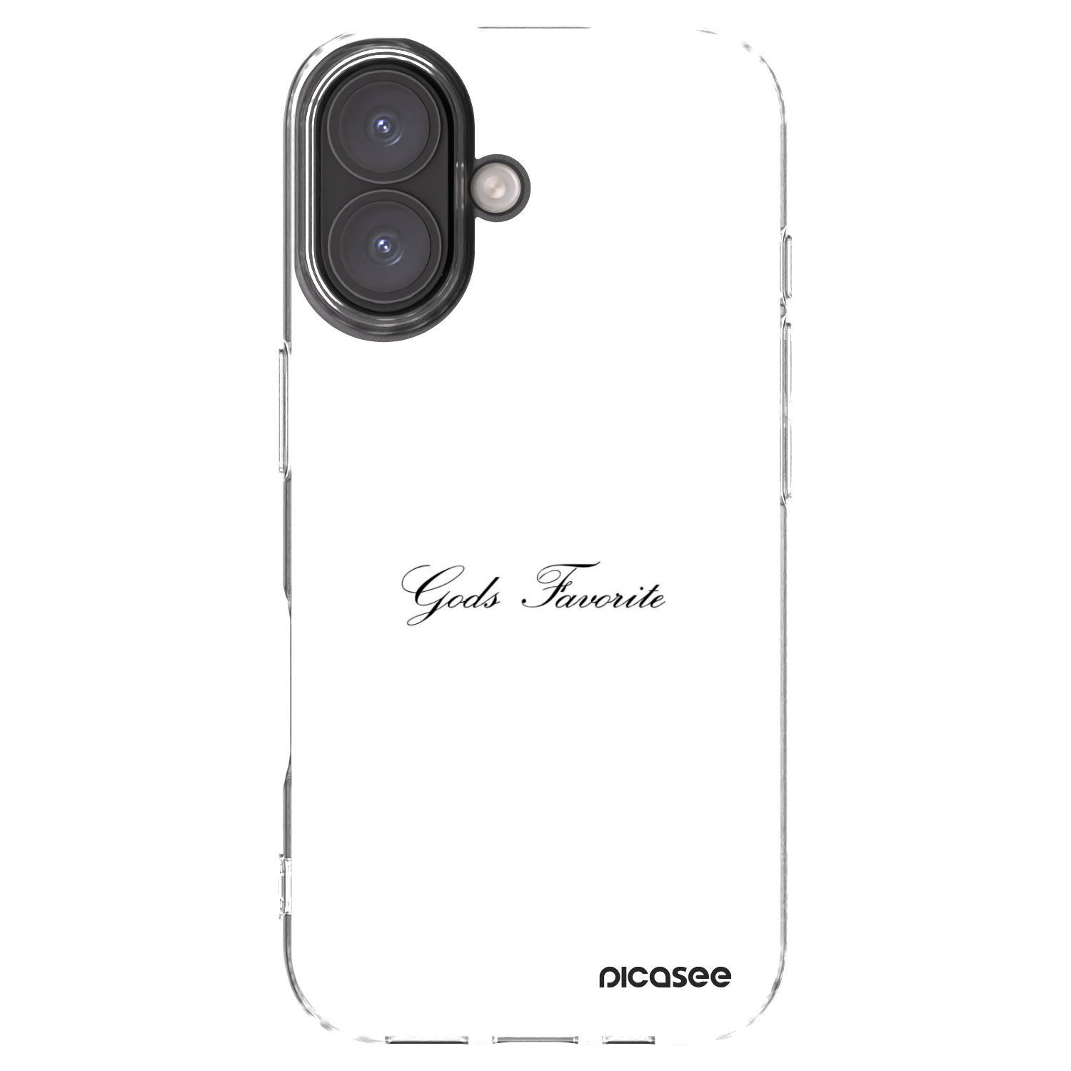 Picasee husă transparentă din silicon pentru Apple iPhone 16 - Gods Favorite