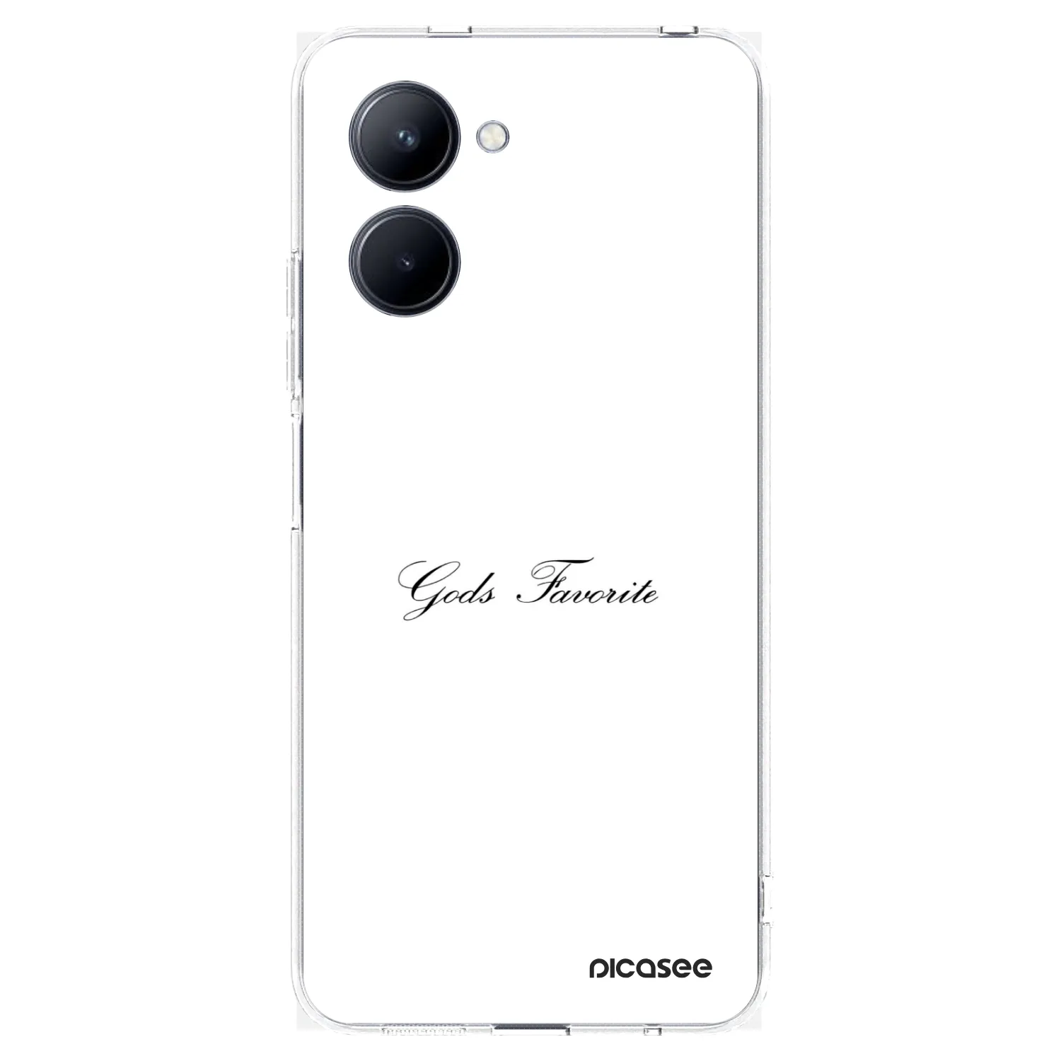 Picasee husă transparentă din silicon pentru Realme C33 (2023) - Gods Favorite