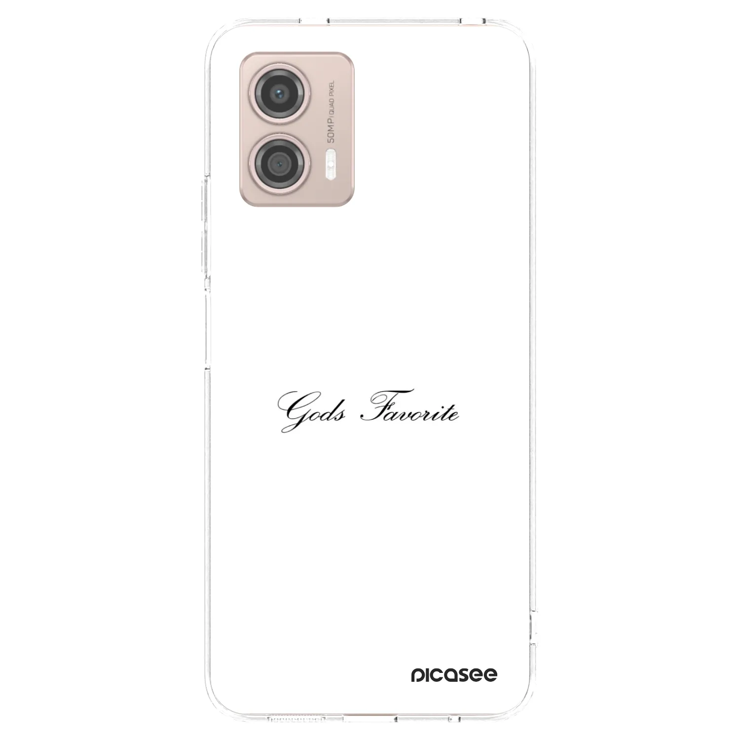 Picasee husă transparentă din silicon pentru Motorola Moto G53 5G - Gods Favorite
