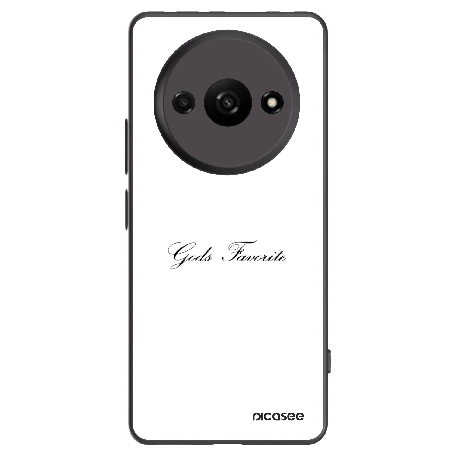 Picasee husă neagră din silicon pentru Xiaomi Redmi A3 - Gods Favorite