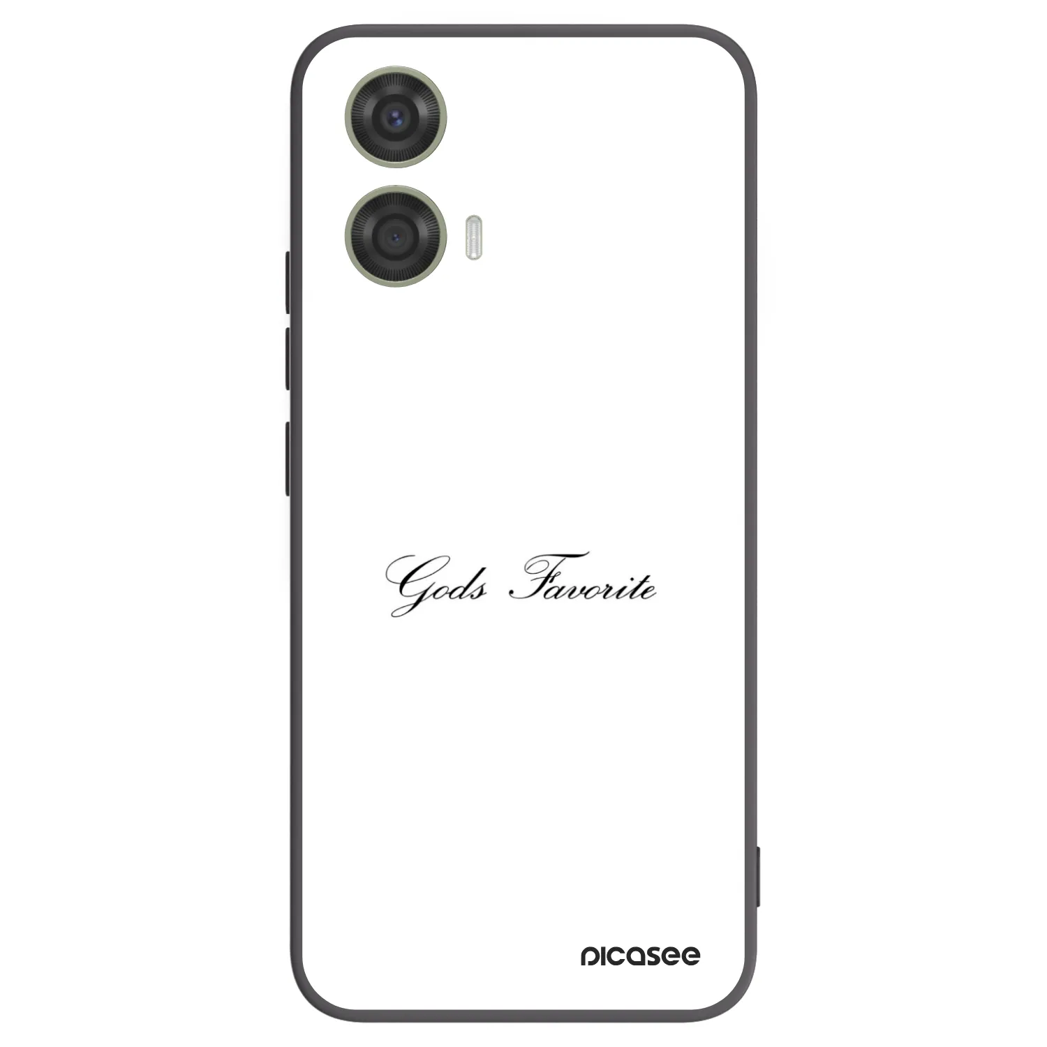 Picasee husă neagră din silicon pentru Motorola Moto G24 - Gods Favorite