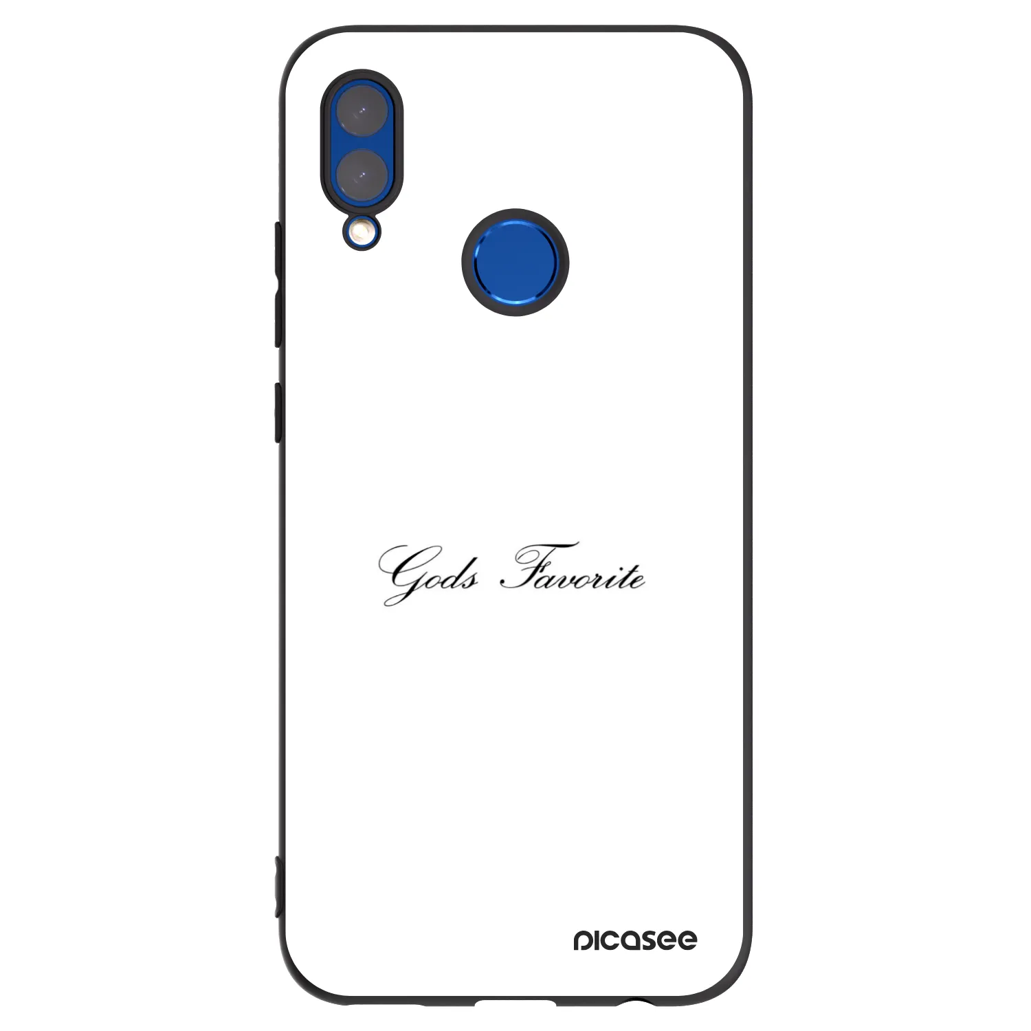 Picasee husă neagră din silicon pentru Honor 10 Lite - Gods Favorite