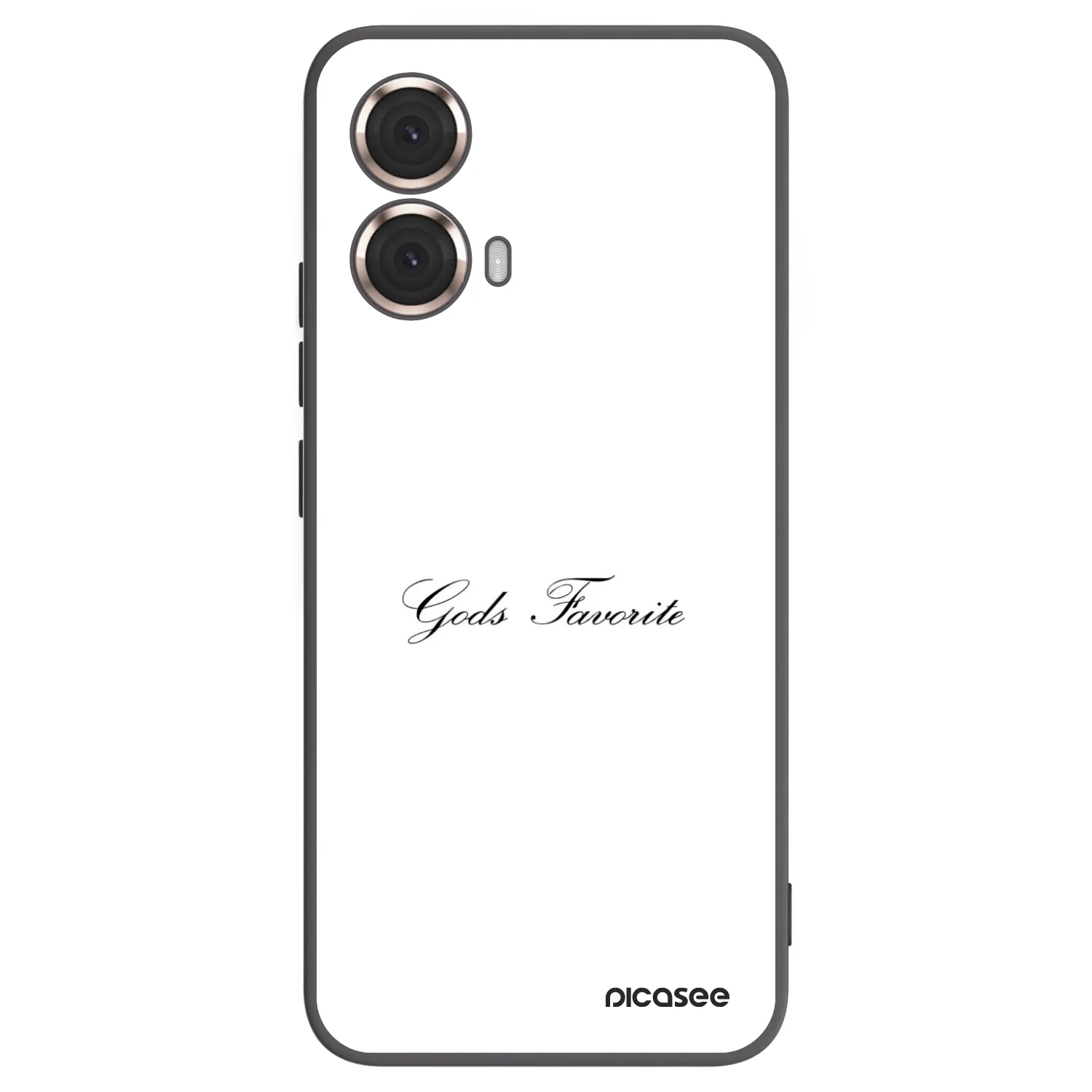 Picasee husă neagră din silicon pentru Motorola Moto G85 - Gods Favorite