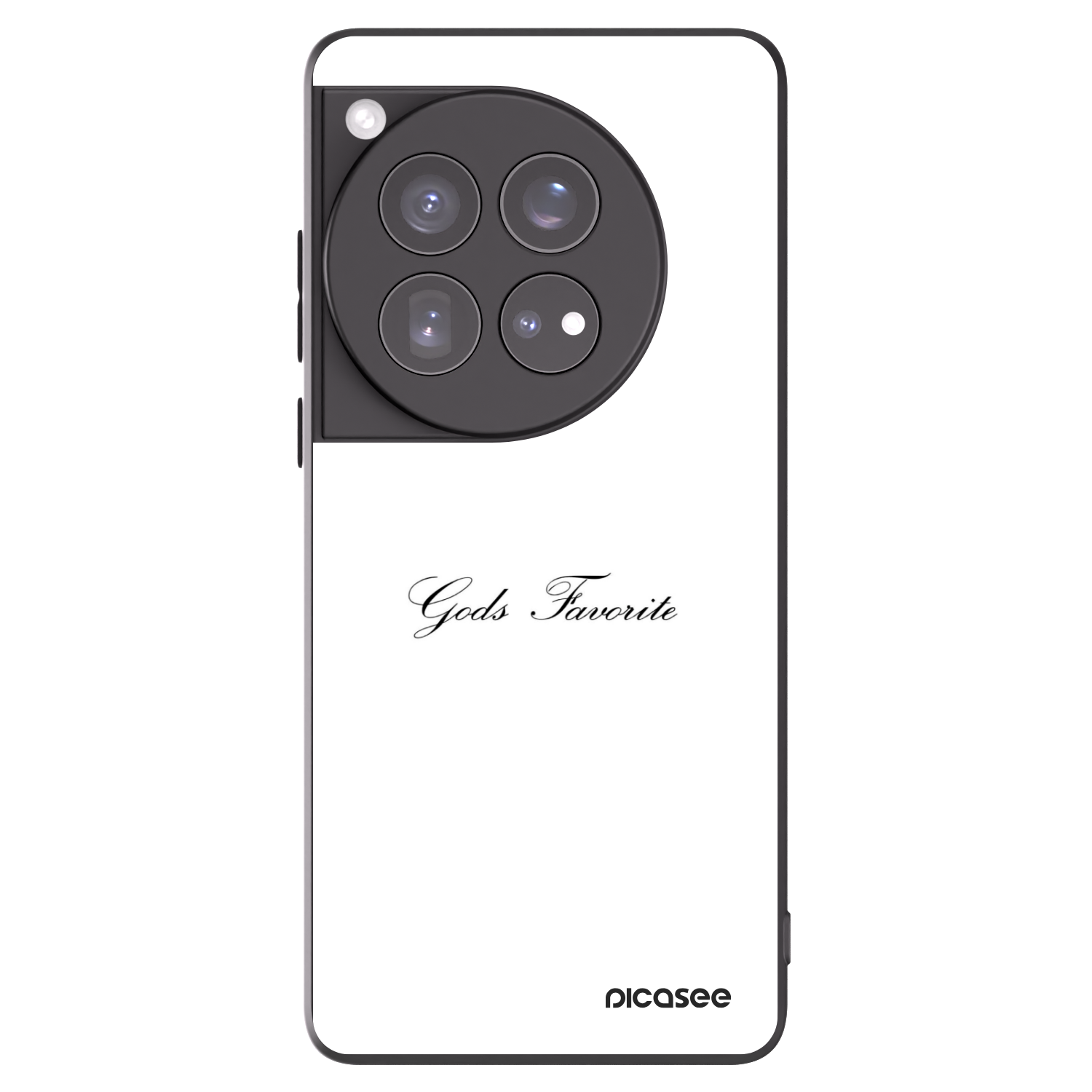 Picasee husă neagră din silicon pentru OnePlus 12 5G - Gods Favorite