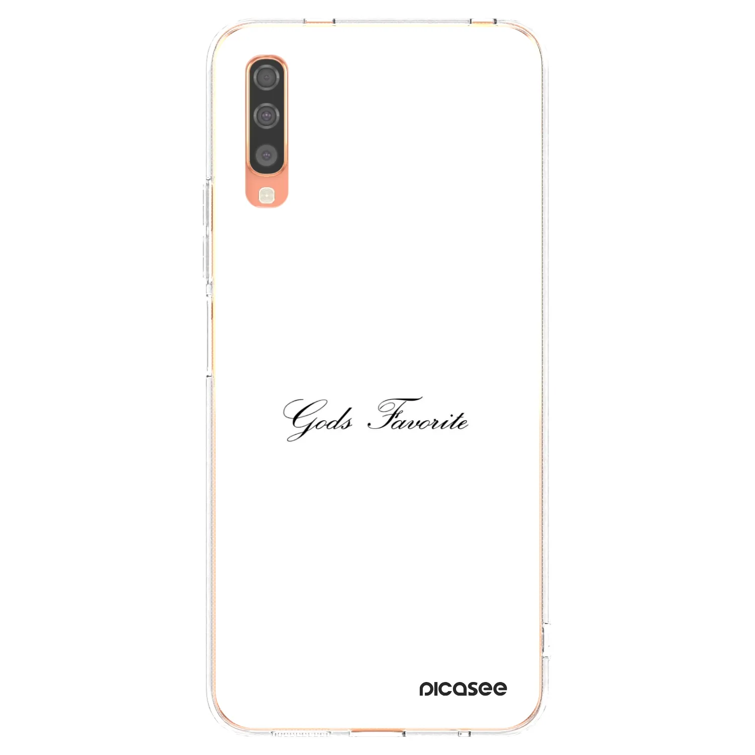 Picasee husă transparentă din silicon pentru Samsung Galaxy A70 A705F - Gods Favorite
