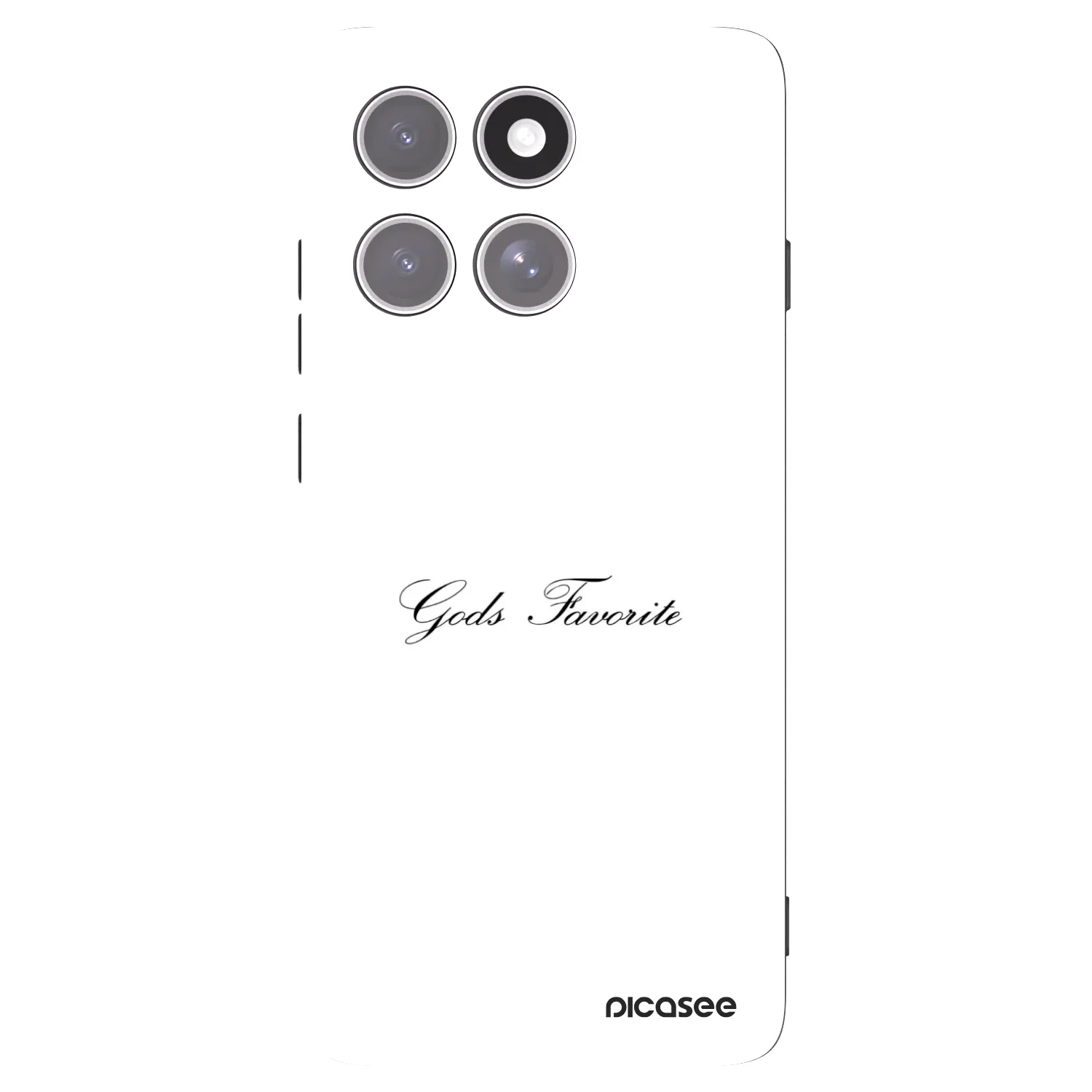 Picasee husă neagră din silicon pentru Motorola Edge 60 Pro - Gods Favorite