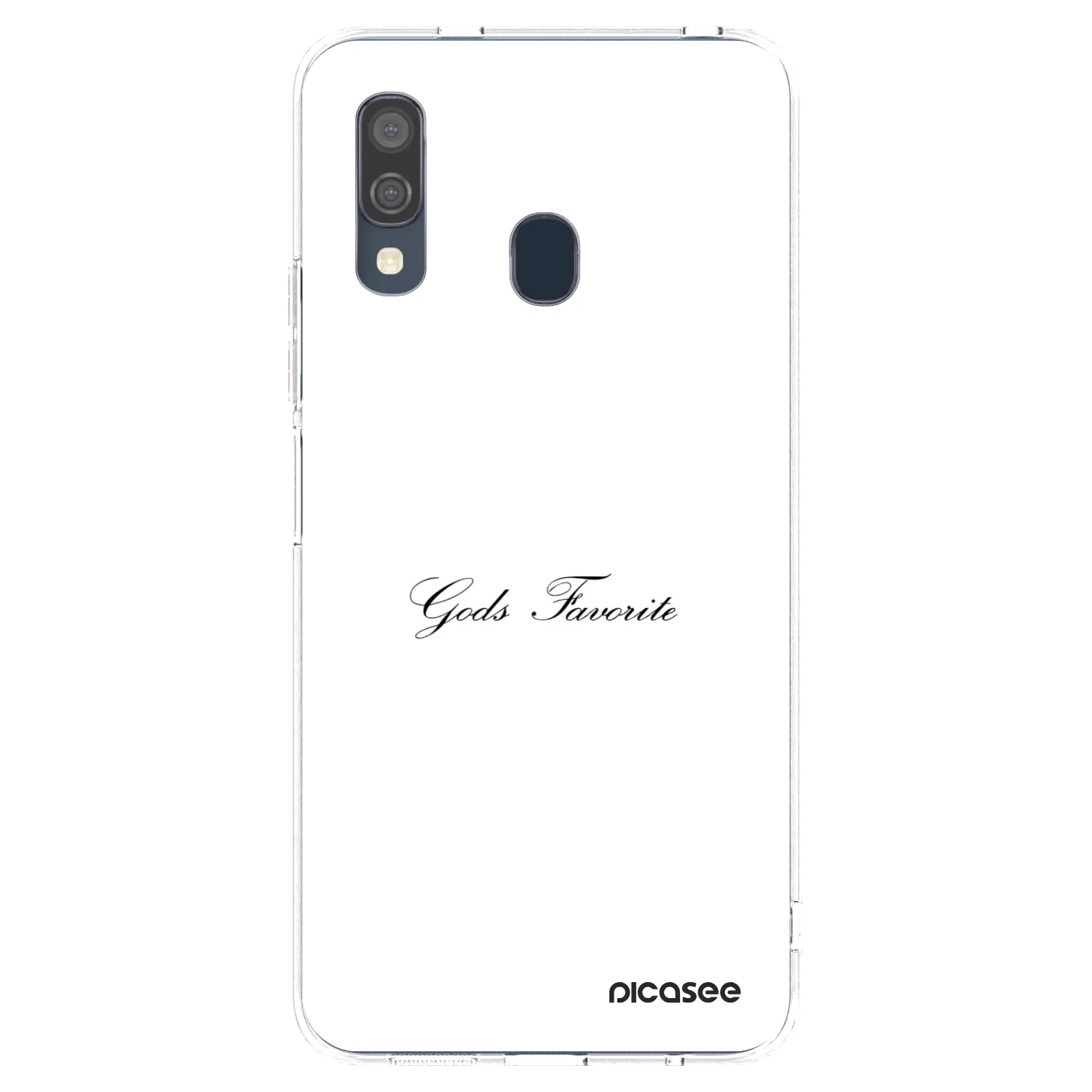 Picasee husă transparentă din silicon pentru Samsung Galaxy A40 A405F - Gods Favorite