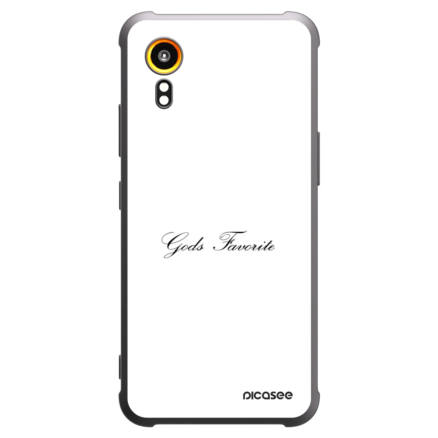 Picasee husă neagră din silicon pentru Samsung Galaxy Xcover 7 - Gods Favorite