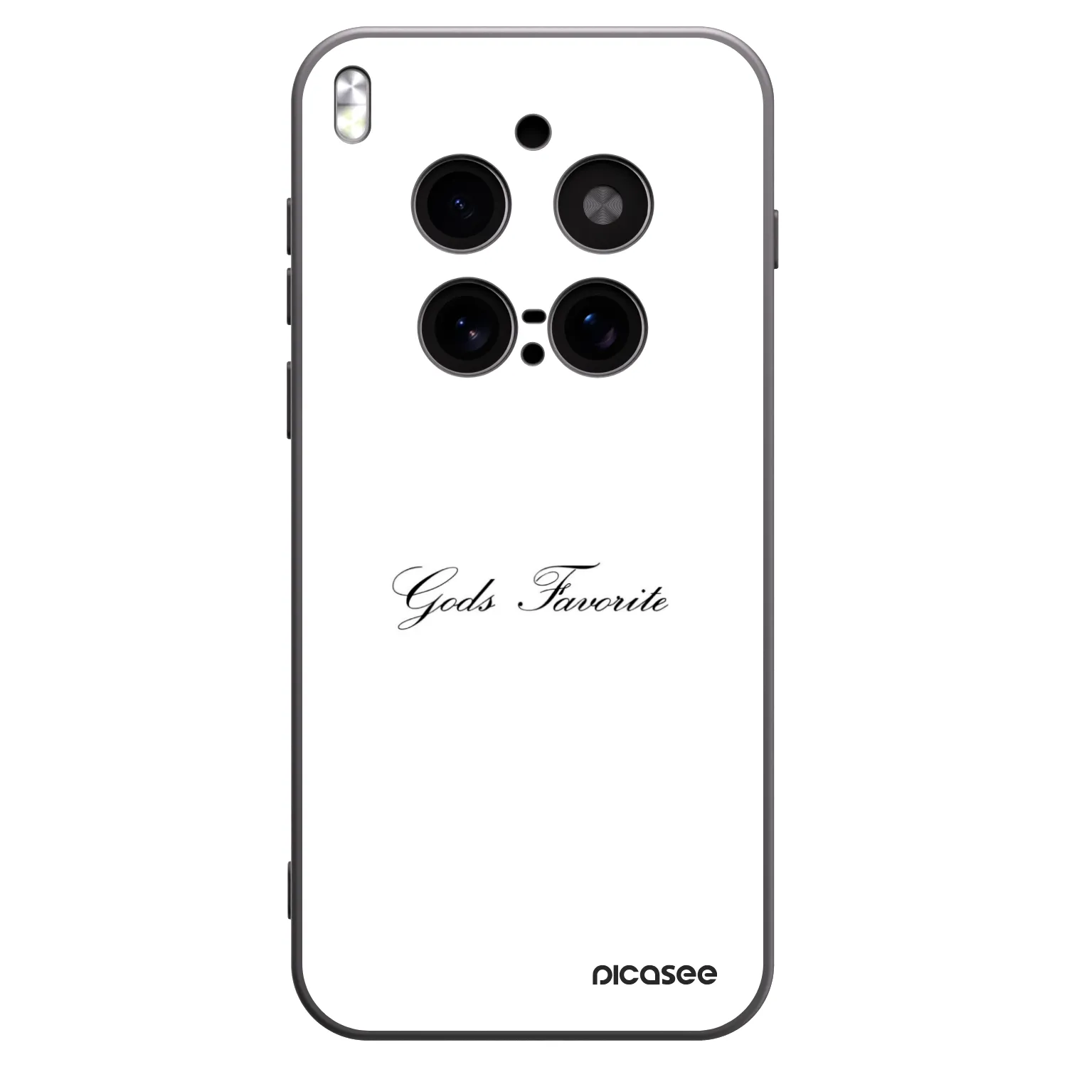 Picasee husă neagră din silicon pentru Vivo X300 Pro - Gods Favorite