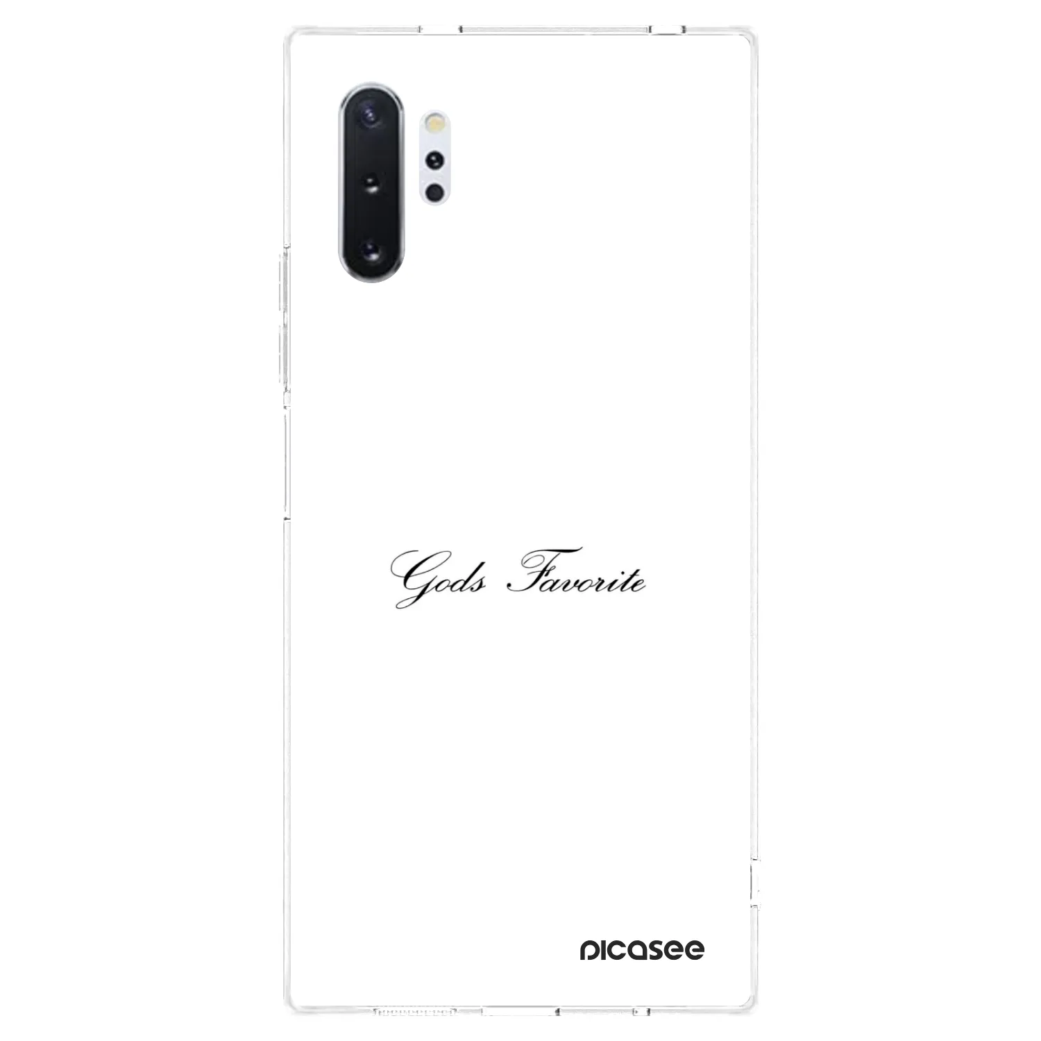 Picasee husă transparentă din silicon pentru Samsung Galaxy Note 10+ N975F - Gods Favorite