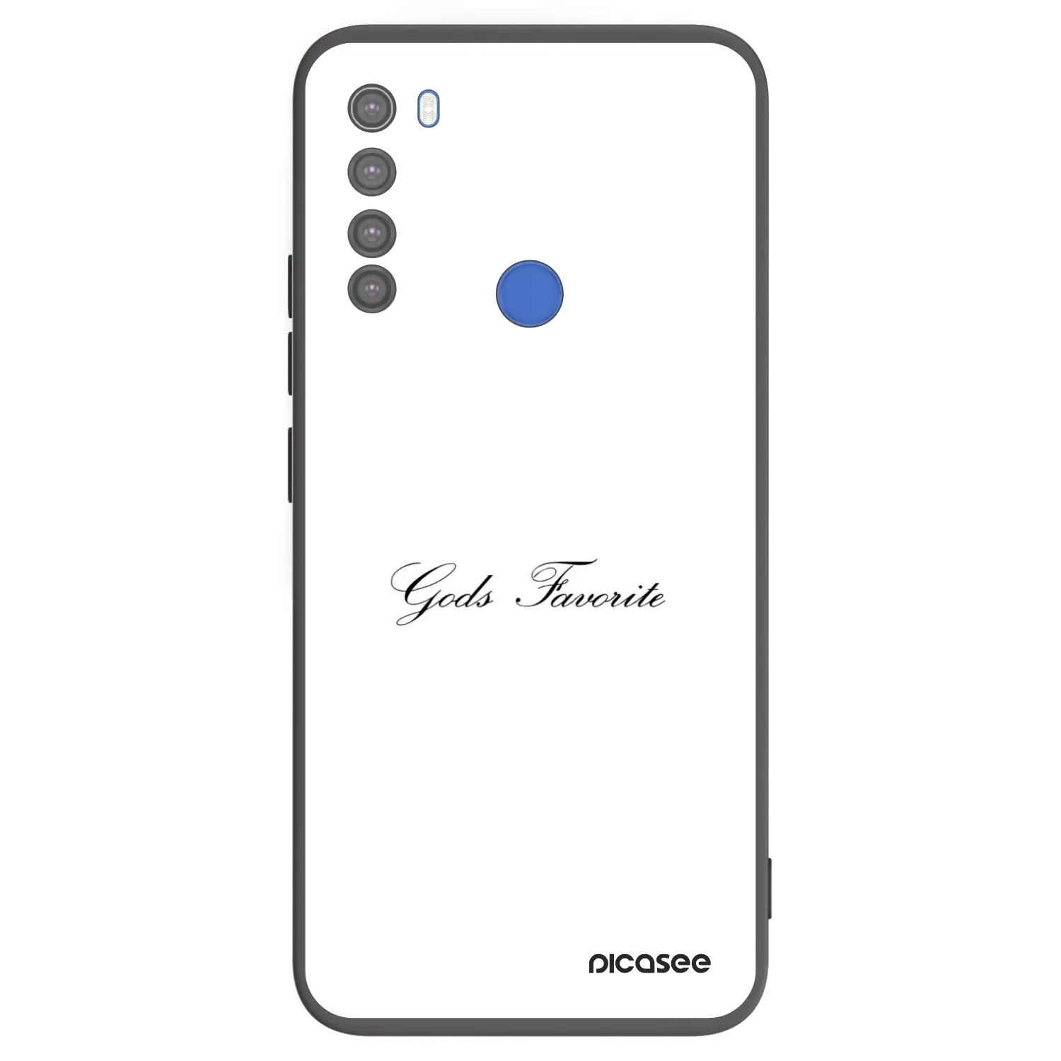 Picasee husă neagră din silicon pentru Xiaomi Redmi Note 8T - Gods Favorite