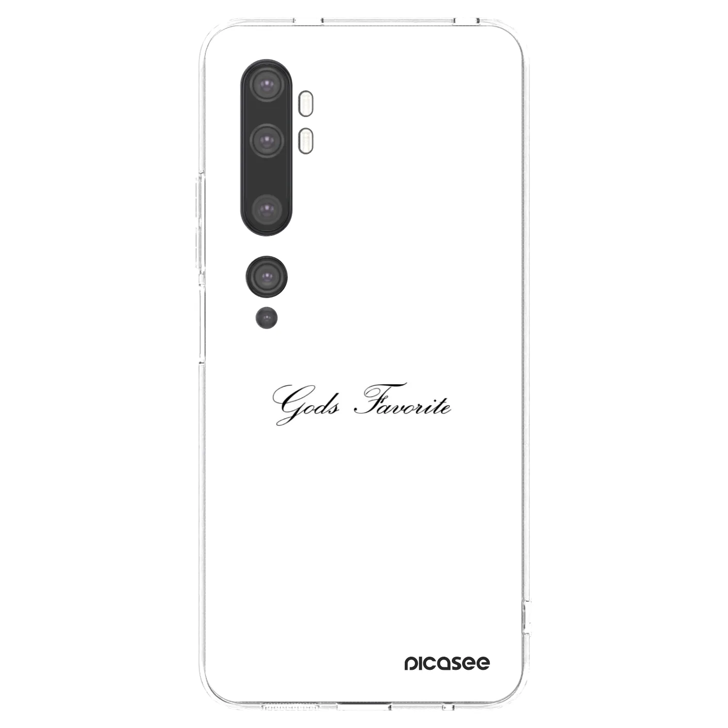 Picasee husă transparentă din silicon pentru Xiaomi Mi Note 10 (Pro) - Gods Favorite