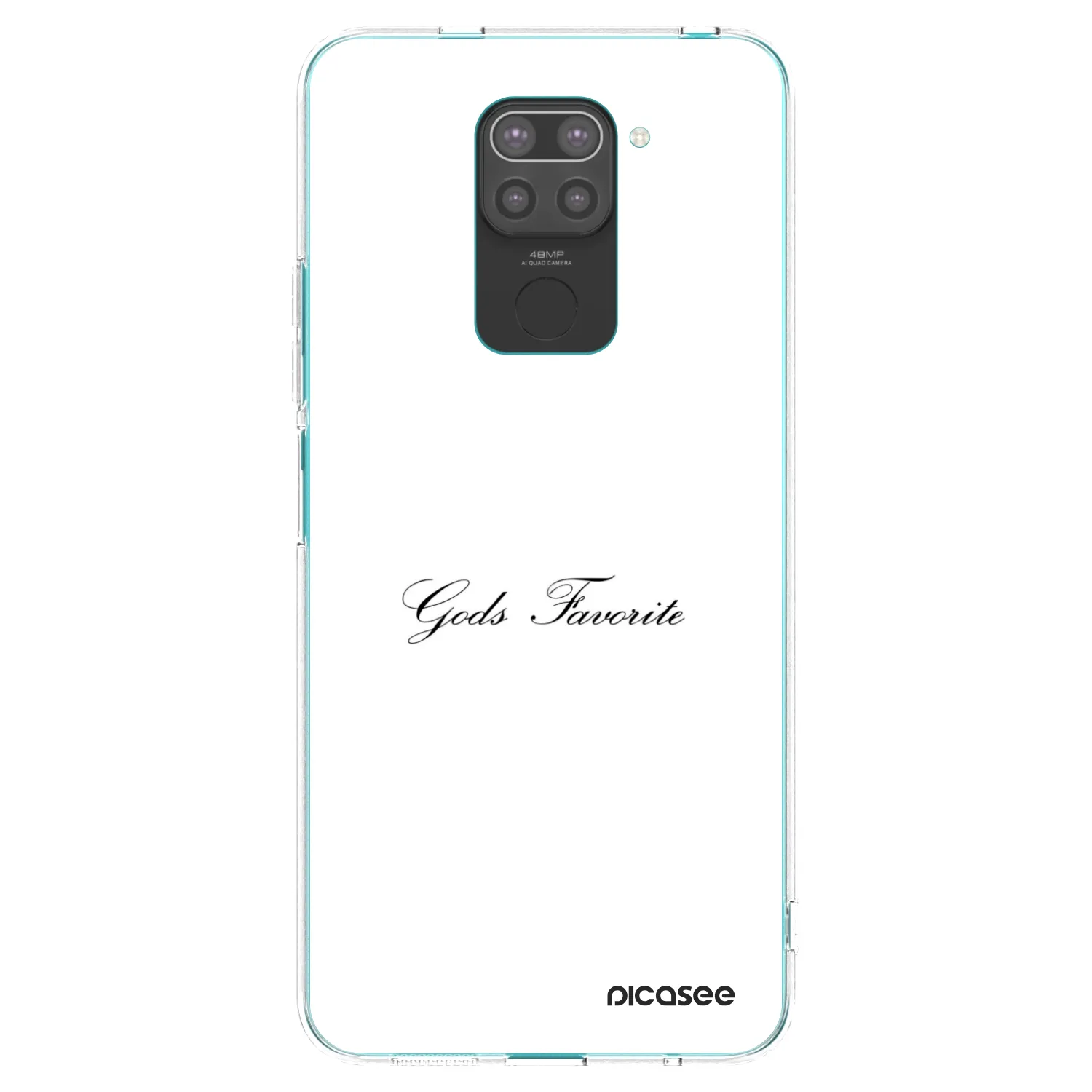 Picasee husă neagră din silicon pentru Xiaomi Redmi Note 9 - Gods Favorite