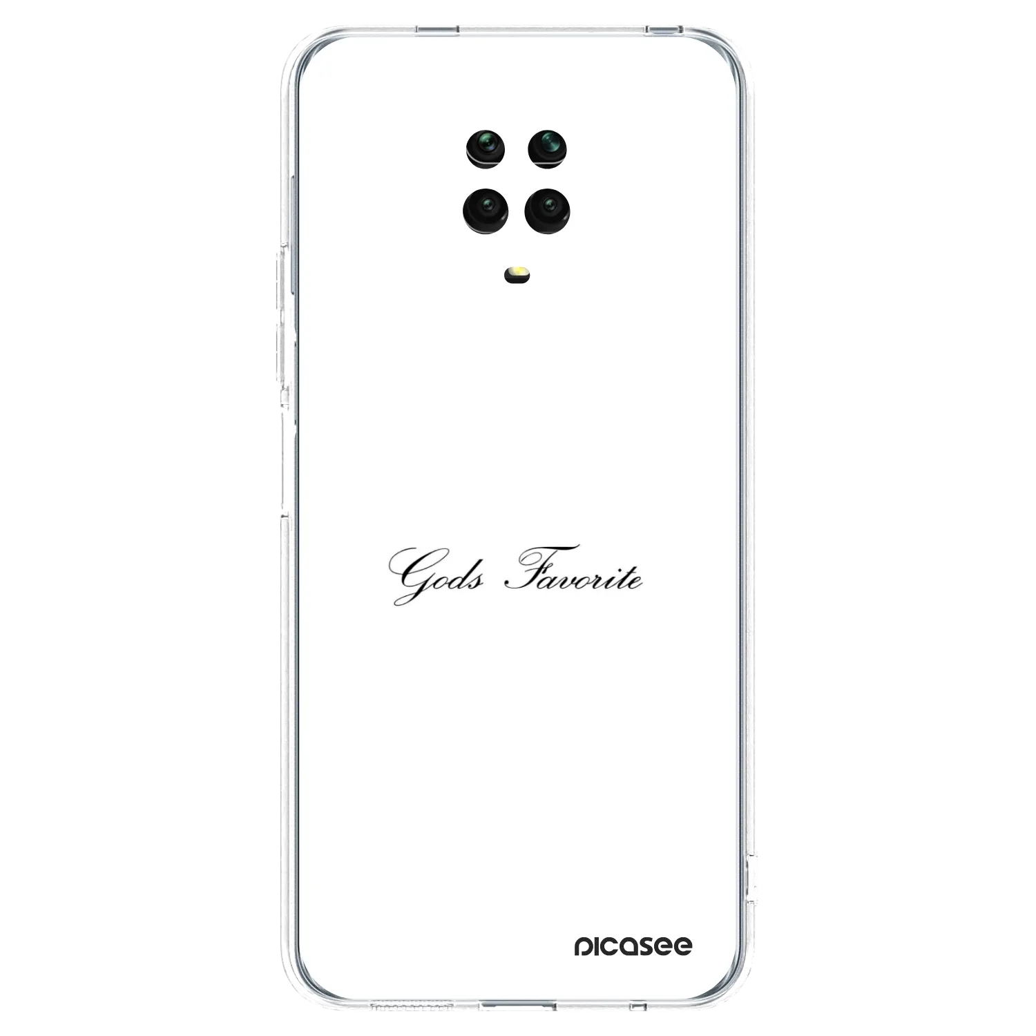 Picasee husă transparentă din silicon pentru Xiaomi Redmi Note 9S - Gods Favorite