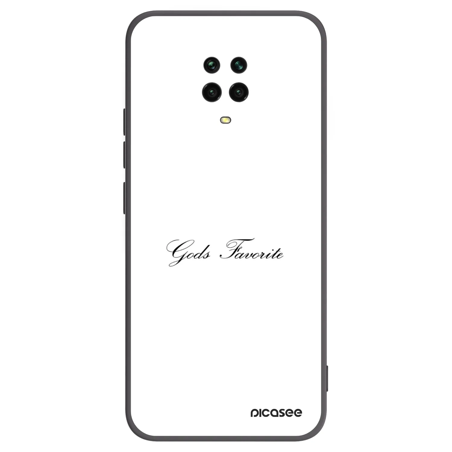 Picasee husă neagră din silicon pentru Xiaomi Redmi Note 9S - Gods Favorite