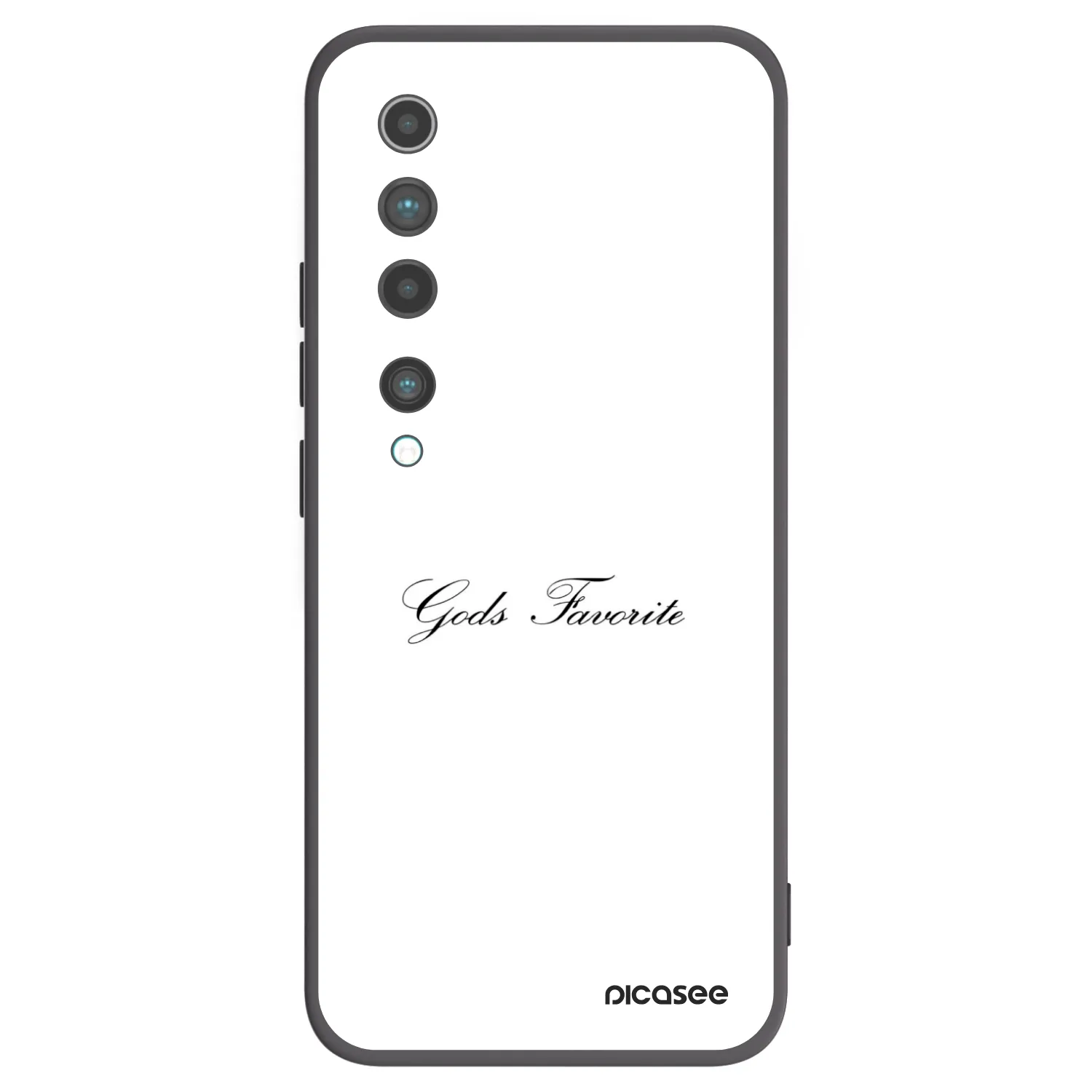 Picasee husă neagră din silicon pentru Xiaomi Mi 10 - Gods Favorite