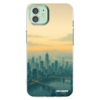 Picasee husă transparentă din silicon pentru Apple iPhone 12 Pro - Airplane mode