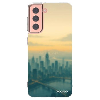 Picasee husă transparentă din silicon pentru Samsung Galaxy S21 5G G991B - Airplane mode