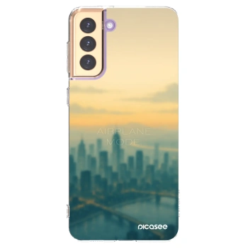 Picasee husă transparentă din silicon pentru Samsung Galaxy S21+ 5G G996F - Airplane mode