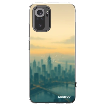 Picasee husă transparentă din silicon pentru Xiaomi Redmi Note 10 - Airplane mode
