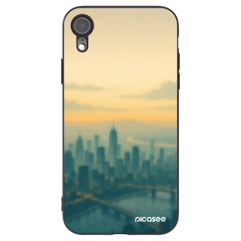 Picasee husă neagră din silicon pentru Apple iPhone XR - Airplane mode