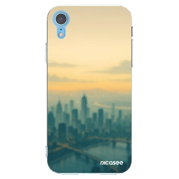 Picasee husă transparentă din silicon pentru Apple iPhone XR - Airplane mode
