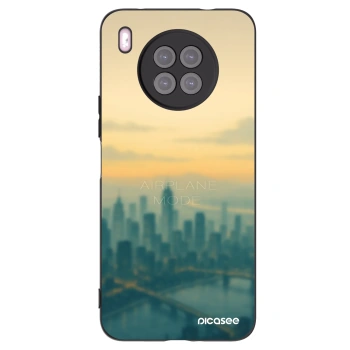 Picasee husă neagră din silicon pentru Huawei Nova 8i - Airplane mode