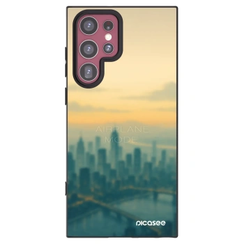 Picasee husă neagră din silicon pentru Samsung Galaxy S22 Ultra 5G - Airplane mode