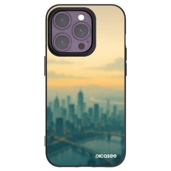 Picasee husă neagră din silicon pentru Apple iPhone 14 Pro - Airplane mode