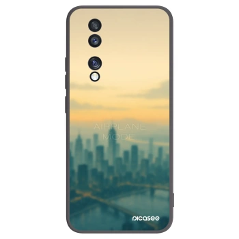 Picasee husă neagră din silicon pentru Honor 70 - Airplane mode